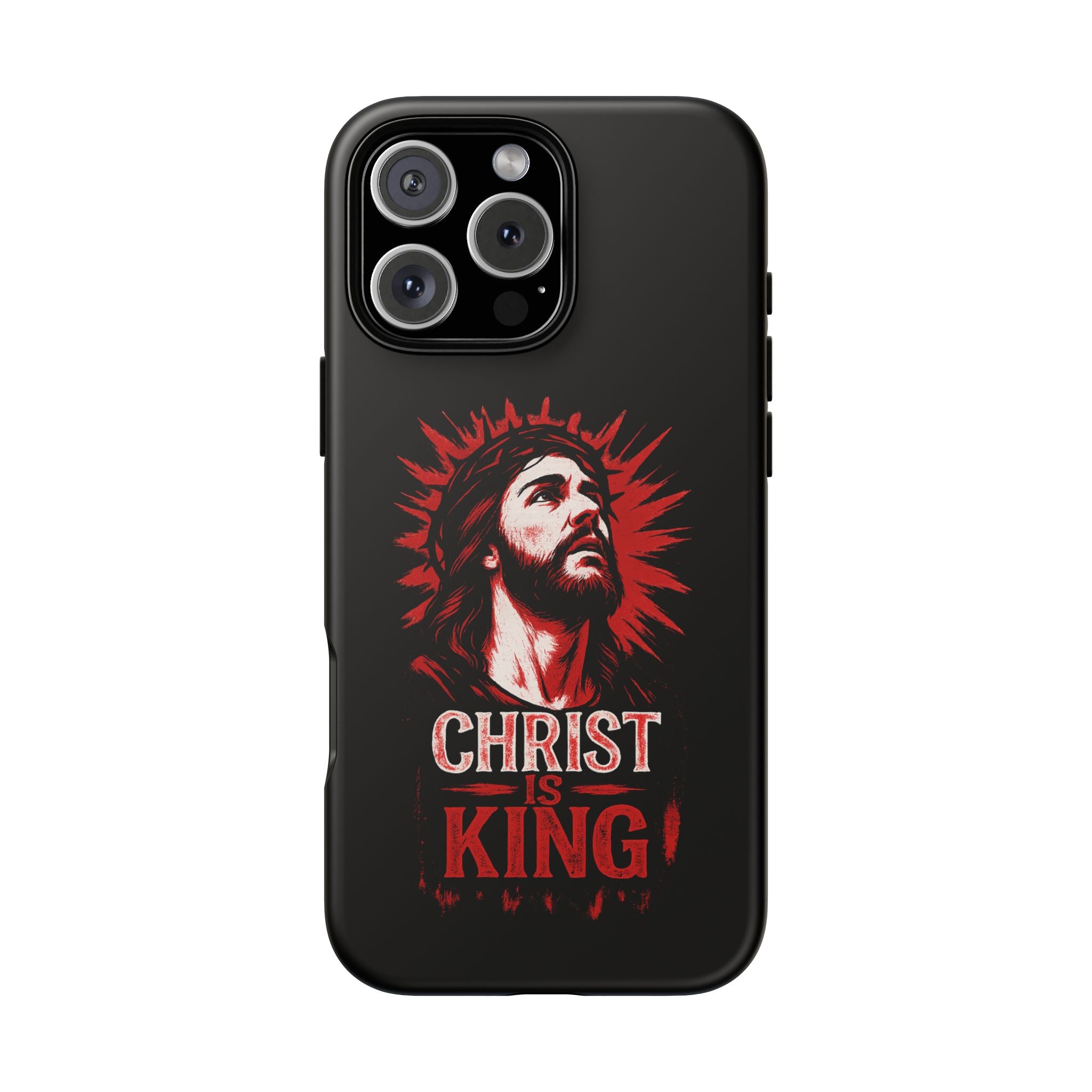 Christ is King Phone Case, Tough Phone Cover for Christian Faith