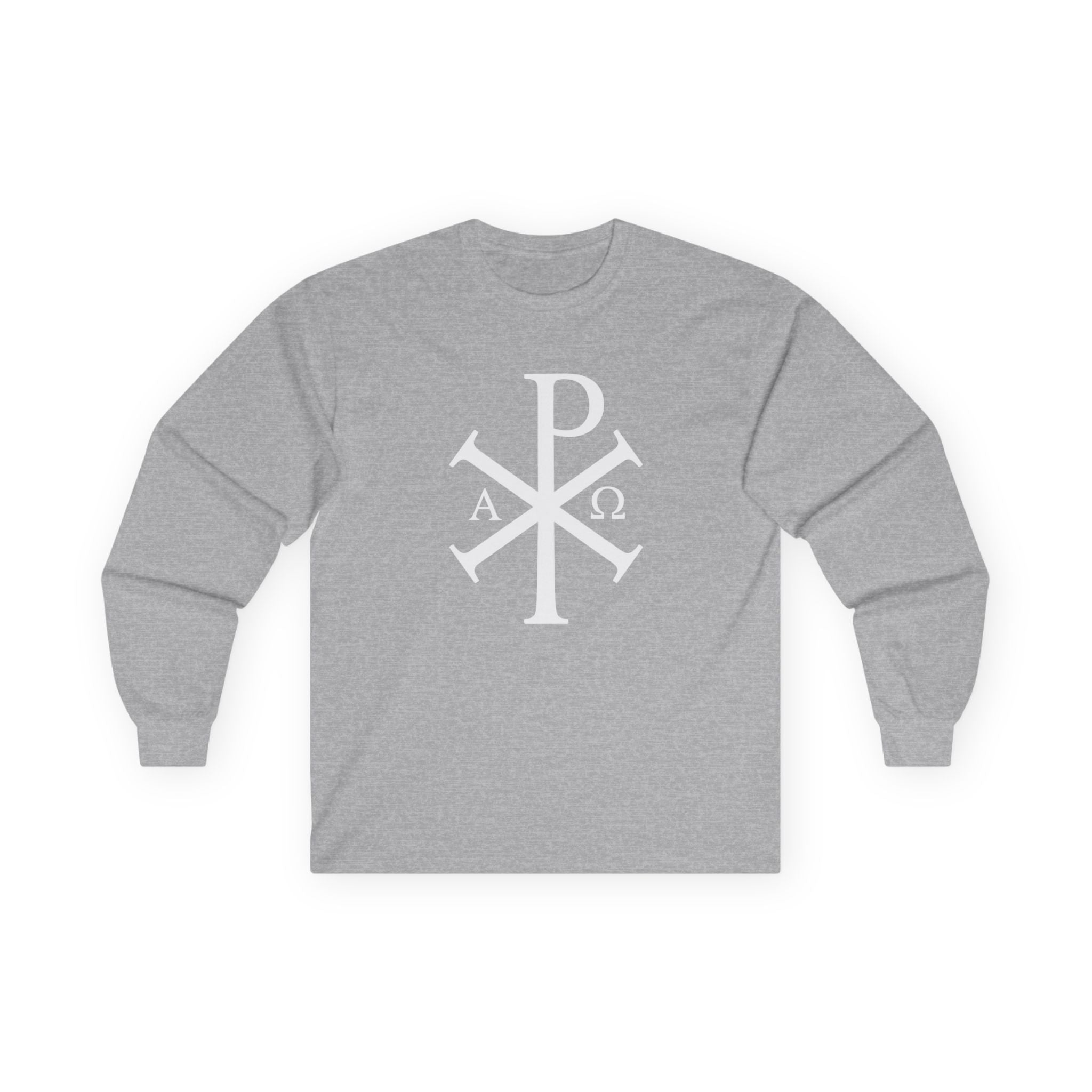 Stylish Long Sleeve T-Shirt with Pi Chi Rho Design