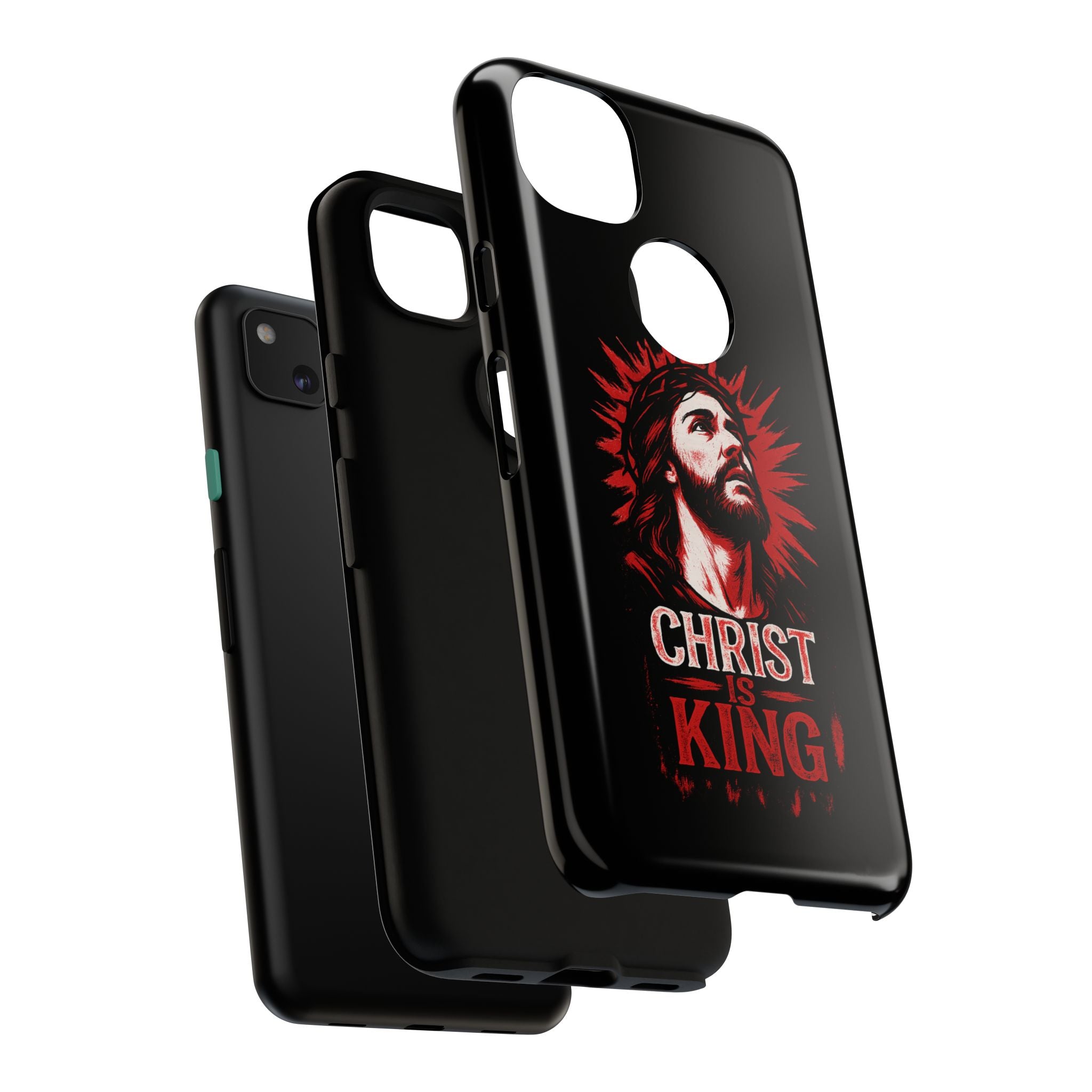 Christ is King Phone Case, Tough Phone Cover for Christian Faith