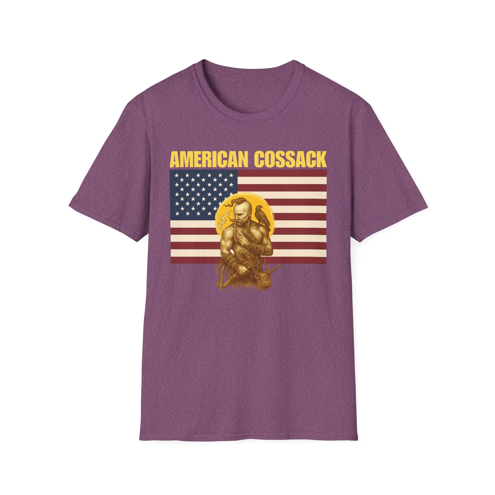Patriotic American Cossack Alt Design Softstyle T-Shirt