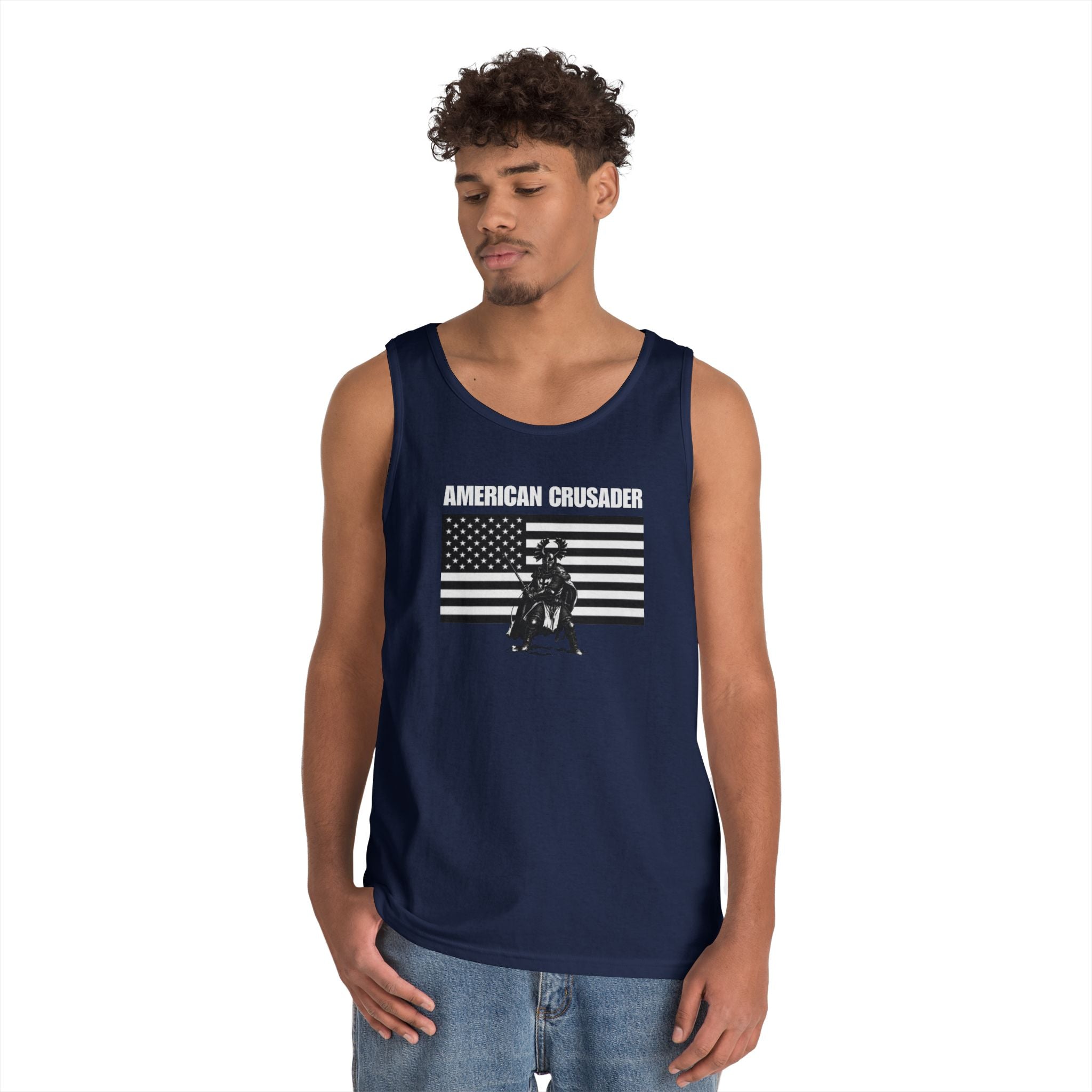 American Crusader Unisex Heavy Cotton Tank Top