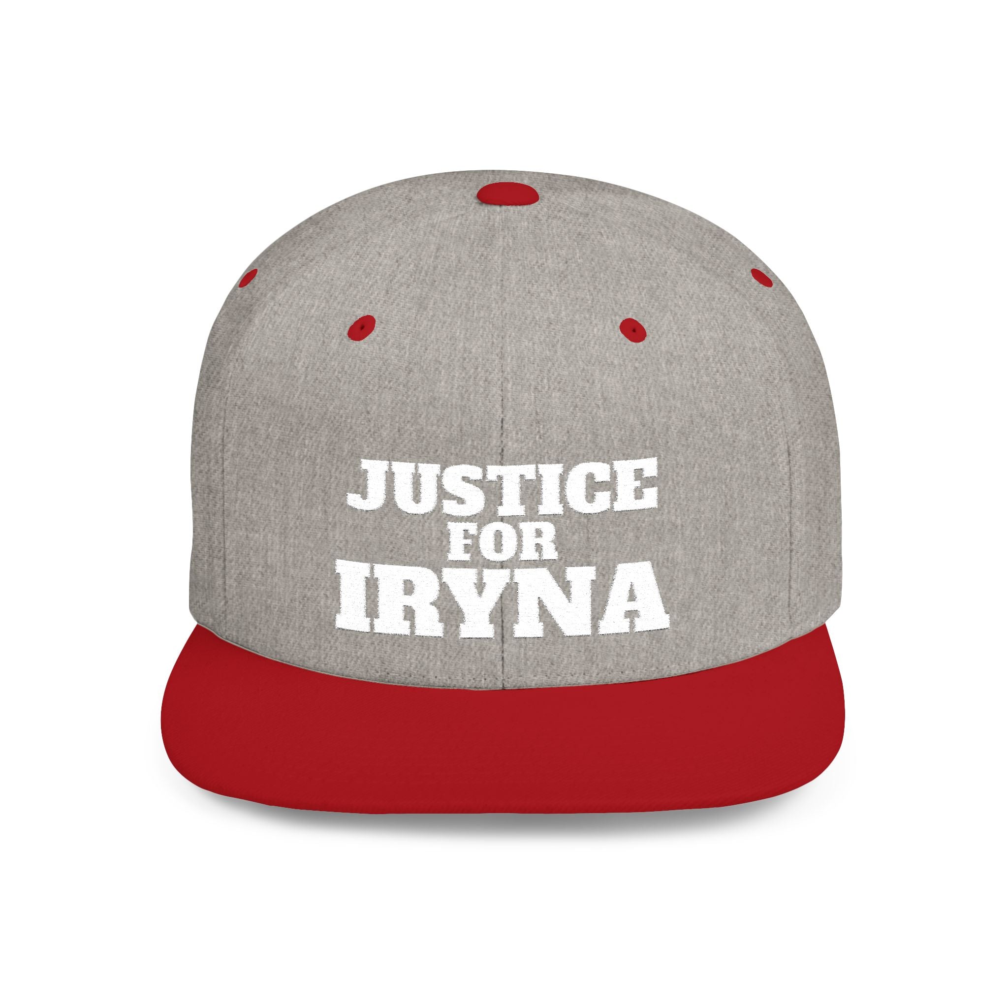 Justice for Iryna Flat Bill Snapback Hat, Statement Cap, Gift for [...]