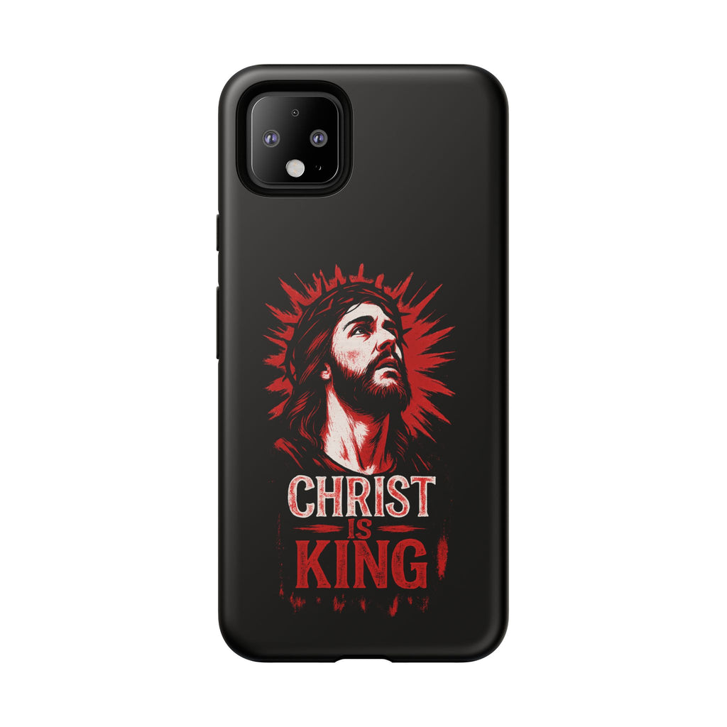 Christ is King Phone Case, Tough Phone Cover for Christian Faith