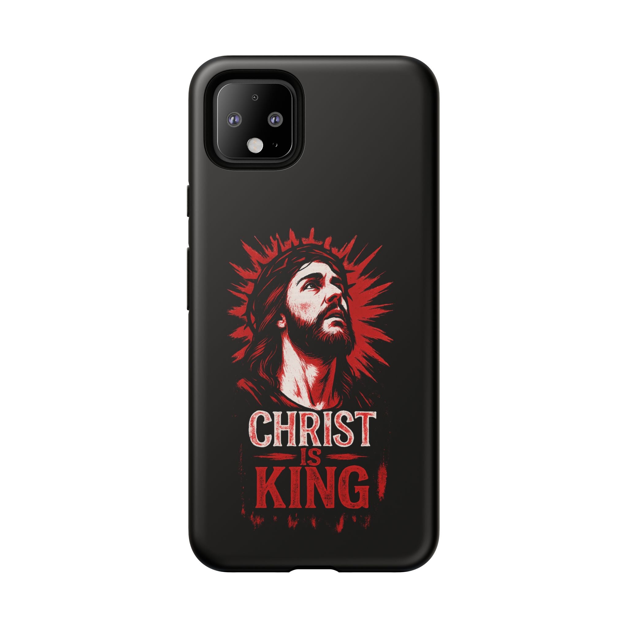 Christ is King Phone Case, Tough Phone Cover for Christian Faith