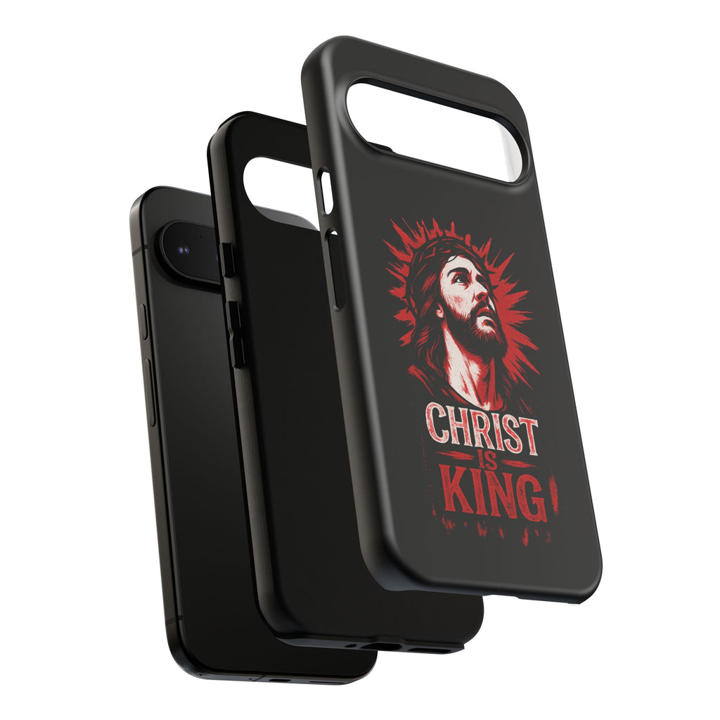 Christ is King Phone Case, Tough Phone Cover for Christian Faith