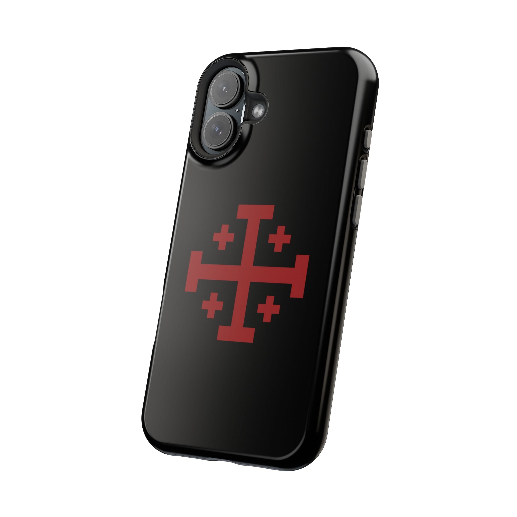 Cross Of Jerusalem Red Design Magnetic Impact-Resistant Cases