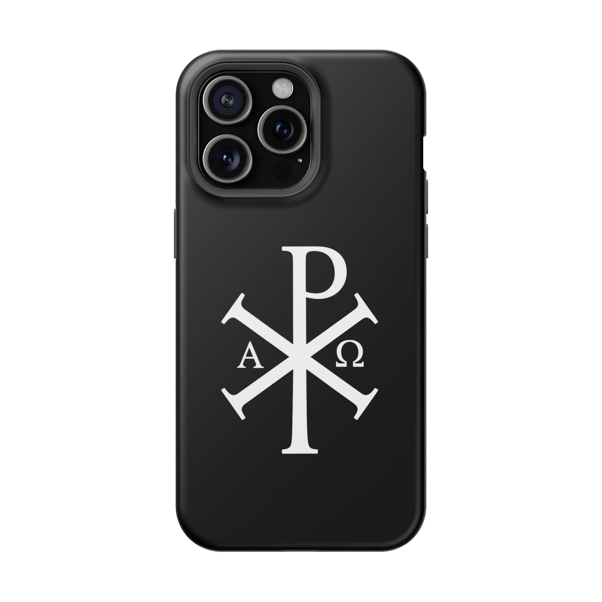 Pi Chi Rho White Design Magnetic Impact-Resistant Cases