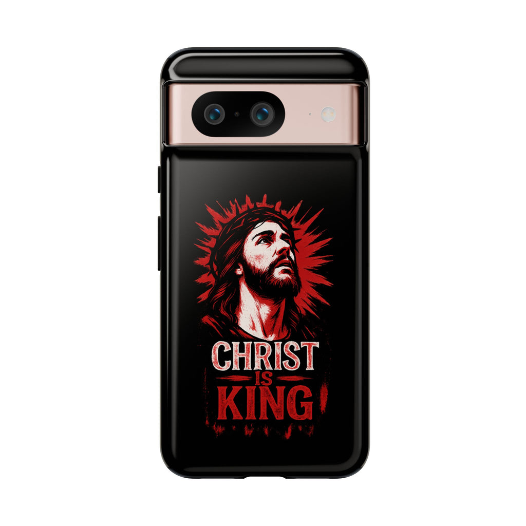 Christ is King Phone Case, Tough Phone Cover for Christian Faith