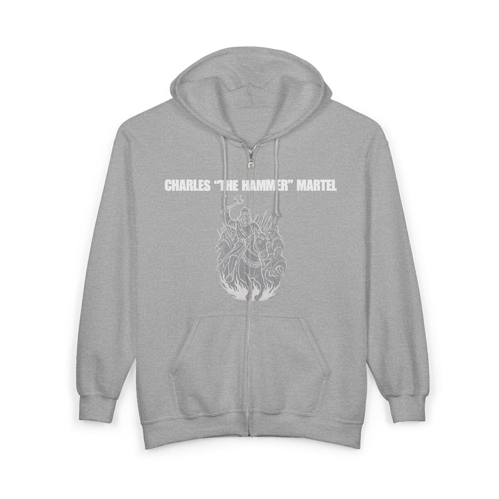 Charles "The Hammer" Martel Zip Up Hoodie Sweatshirt