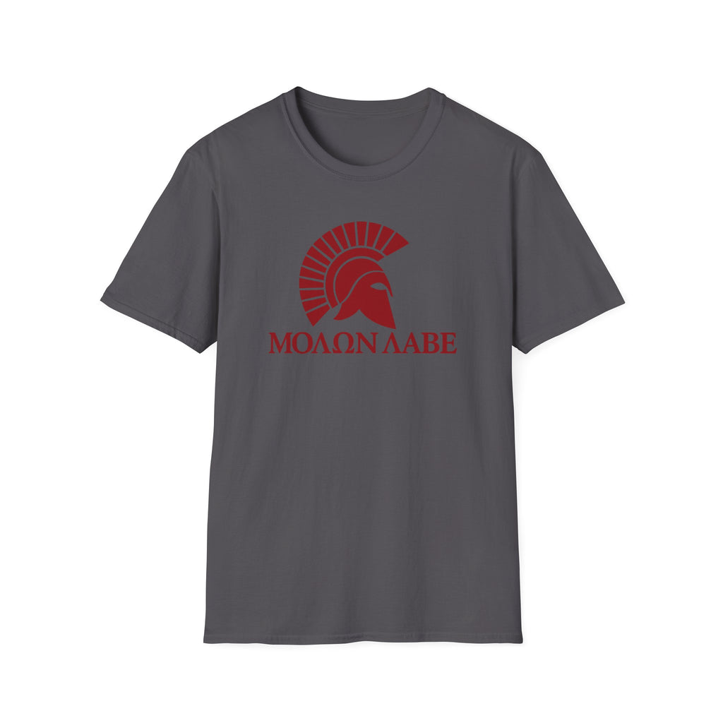 Molon Labe "Come and Take It!" in Greek Black Design Softstyle Cotton T-Shirt Softstyle Cotton T-Shirt