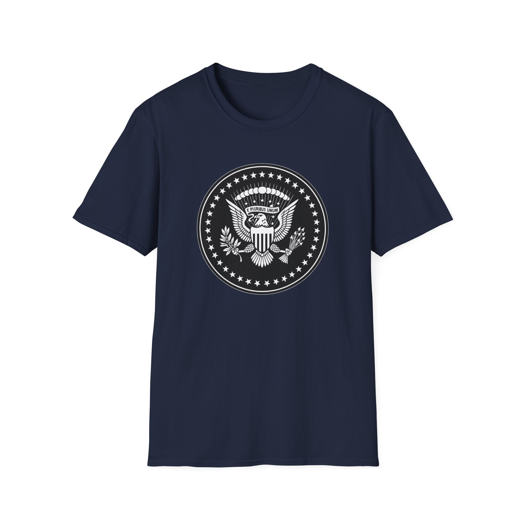 American Eagle Presidential Seal Design Graphic Cotton T-Shirt