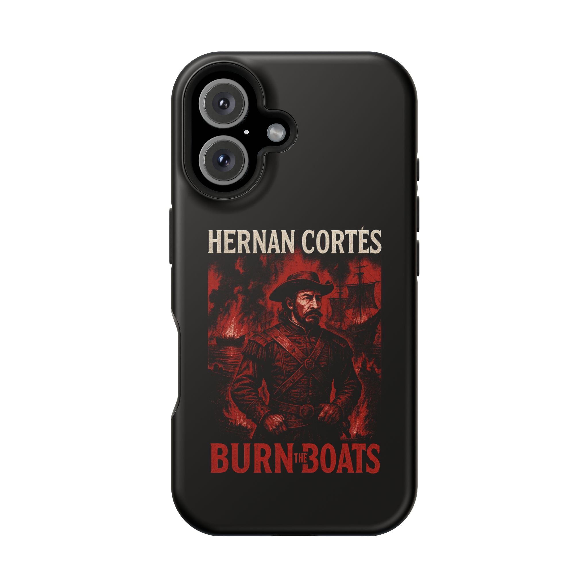 Hernan Cortes Impact-Resistant Magnetic Phone Case
