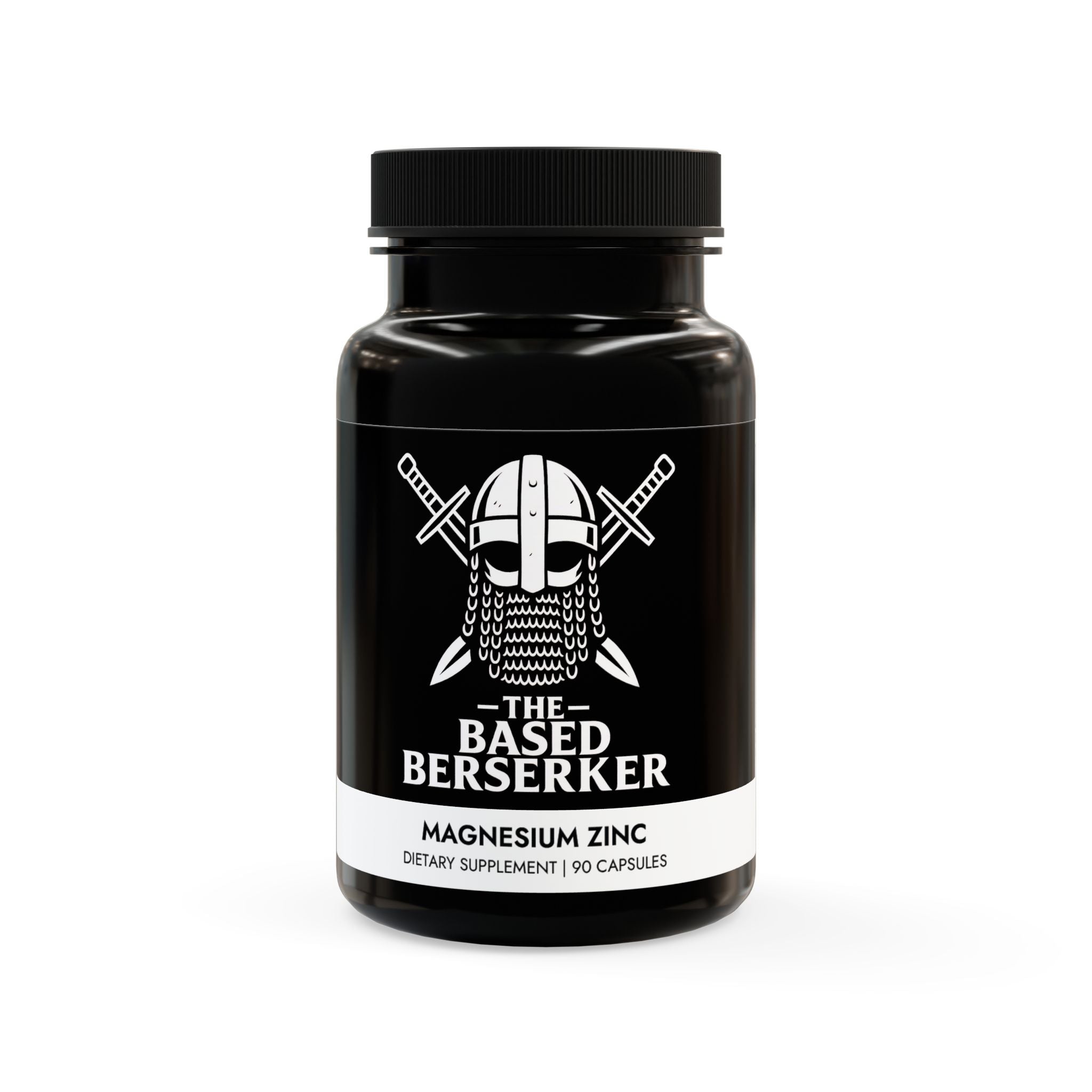 The Based Berserker Magnesium Zinc Supplement (90 Capsules)