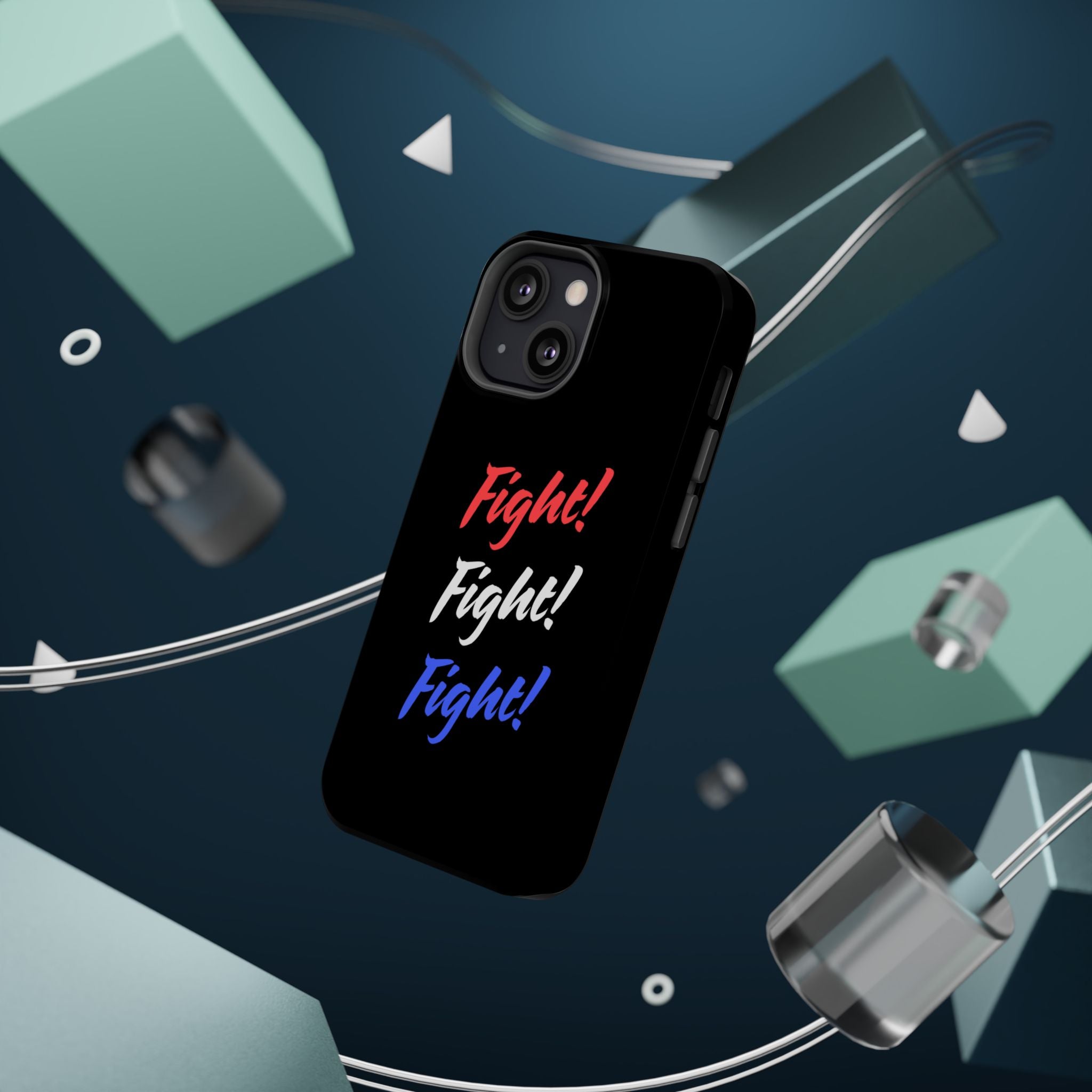 Magnetic Phone Cases, Motivational Phone Cover, Fight! Fight! Fight! Case, Personalized Phone Accessory, Unique Gift for Fighters