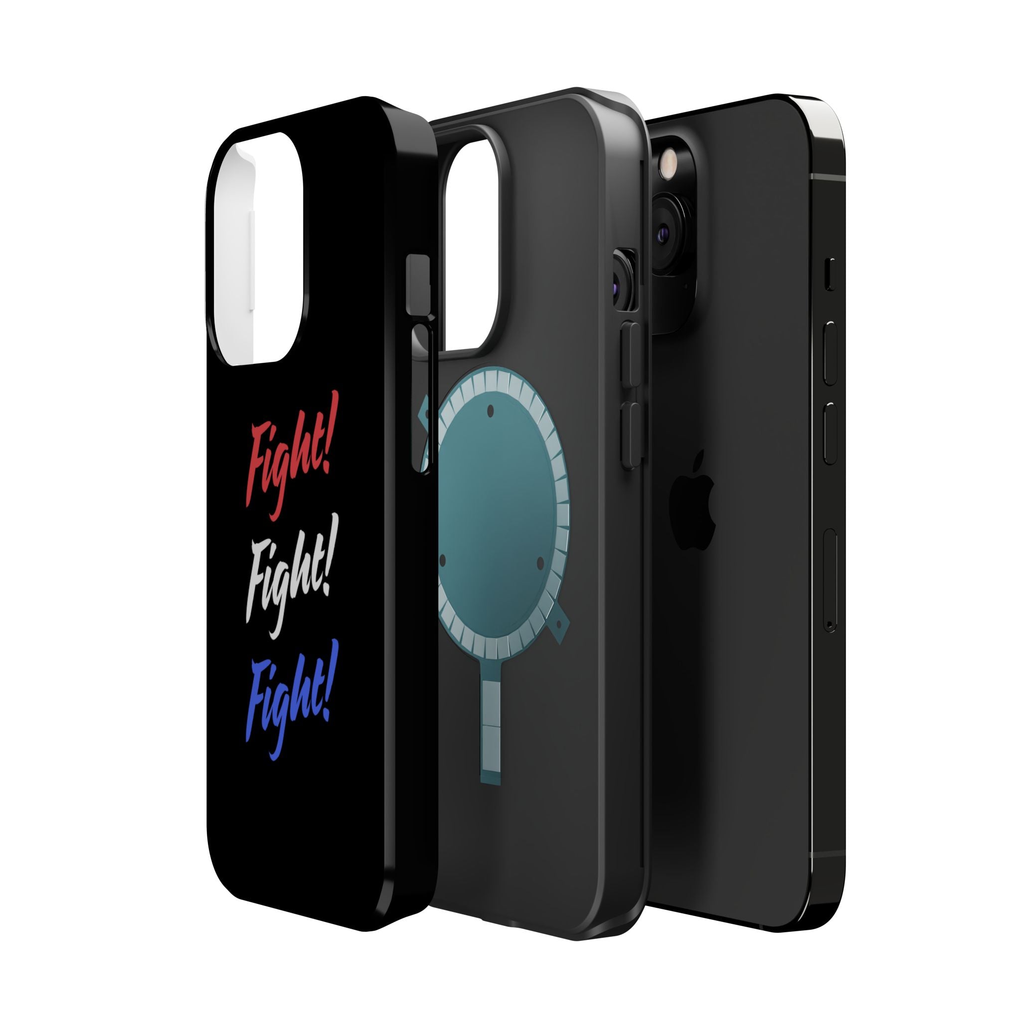 Magnetic Phone Cases, Motivational Phone Cover, Fight! Fight! Fight! Case, Personalized Phone Accessory, Unique Gift for Fighters