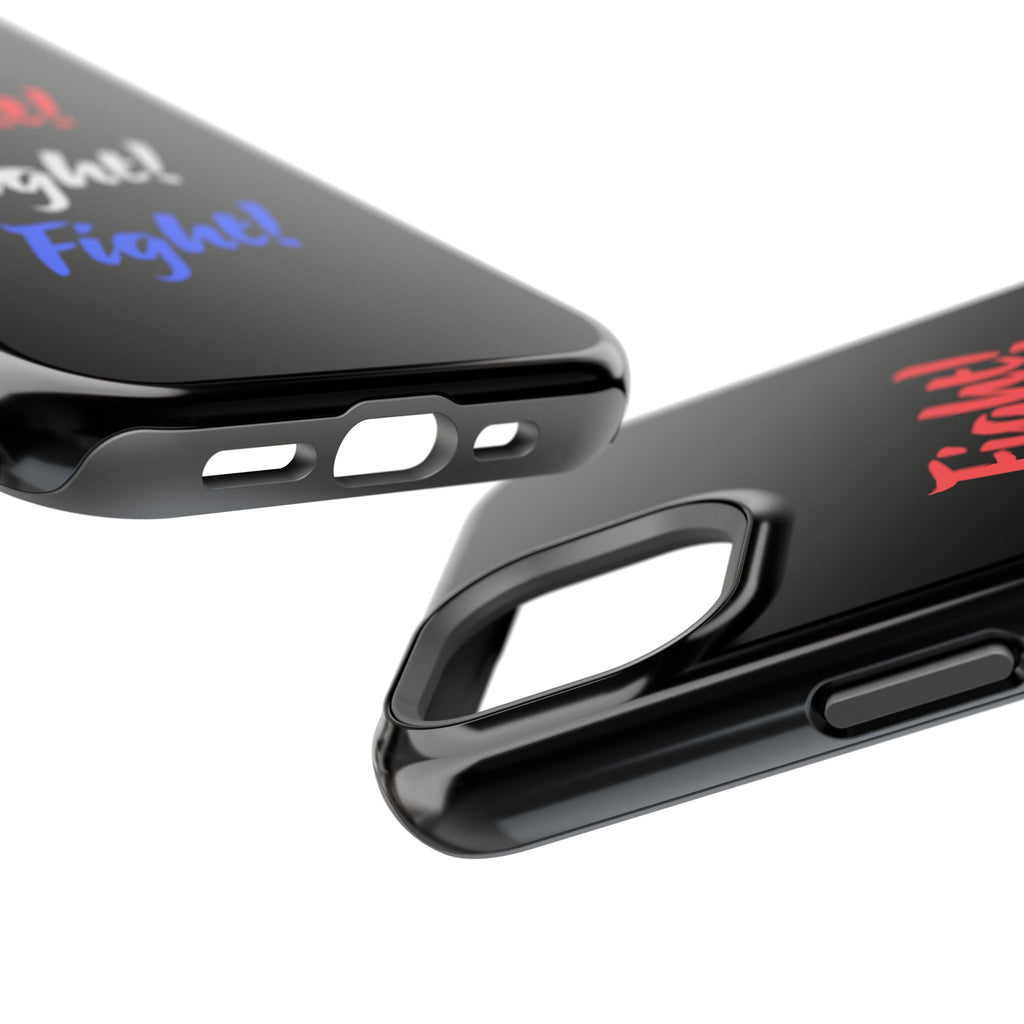 Magnetic Phone Cases, Motivational Phone Cover, Fight! Fight! Fight! Case, Personalized Phone Accessory, Unique Gift for Fighters