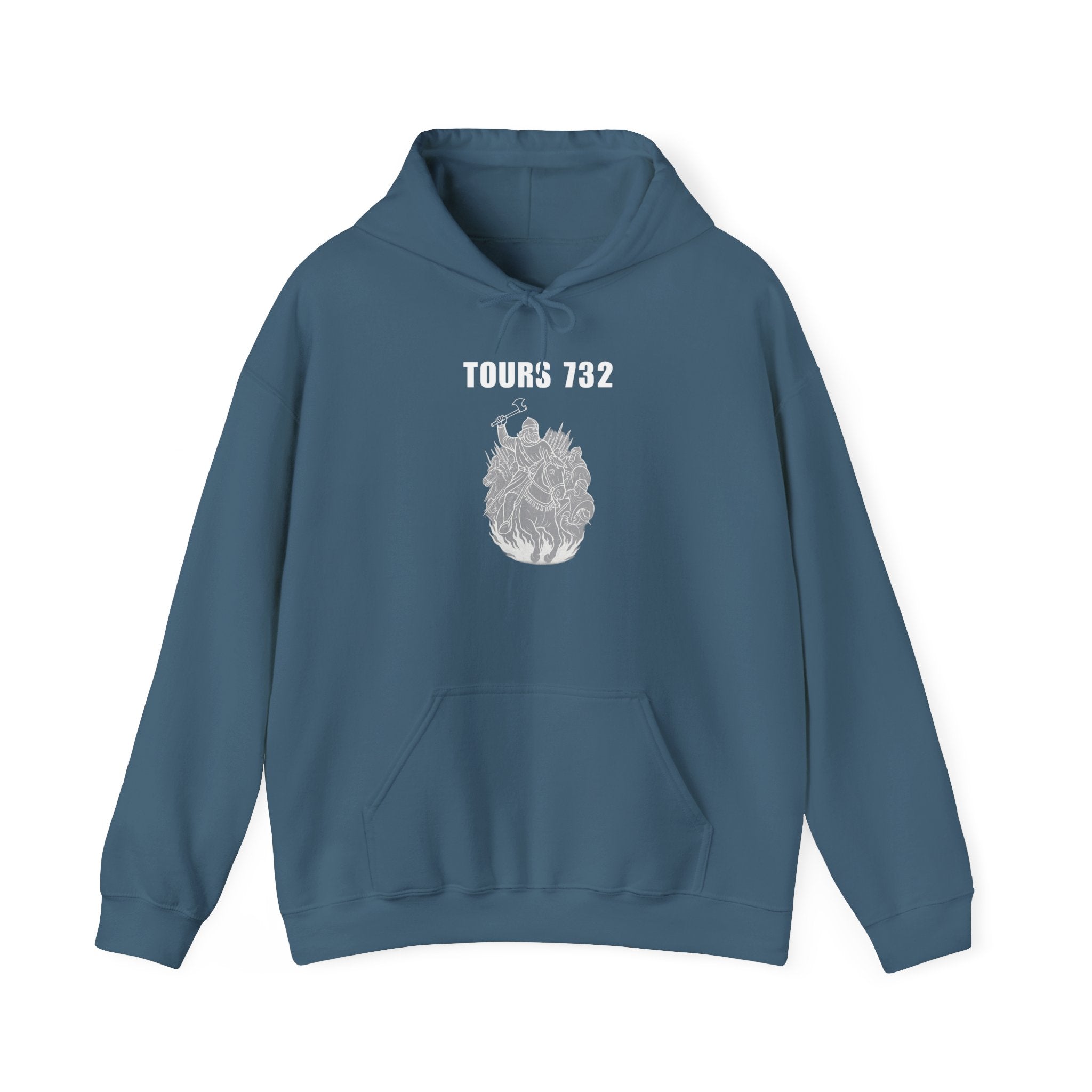 Battle of Tours 732 AD Charles "The Hammer" Martel Pull Over Hoodie Sweatshirt