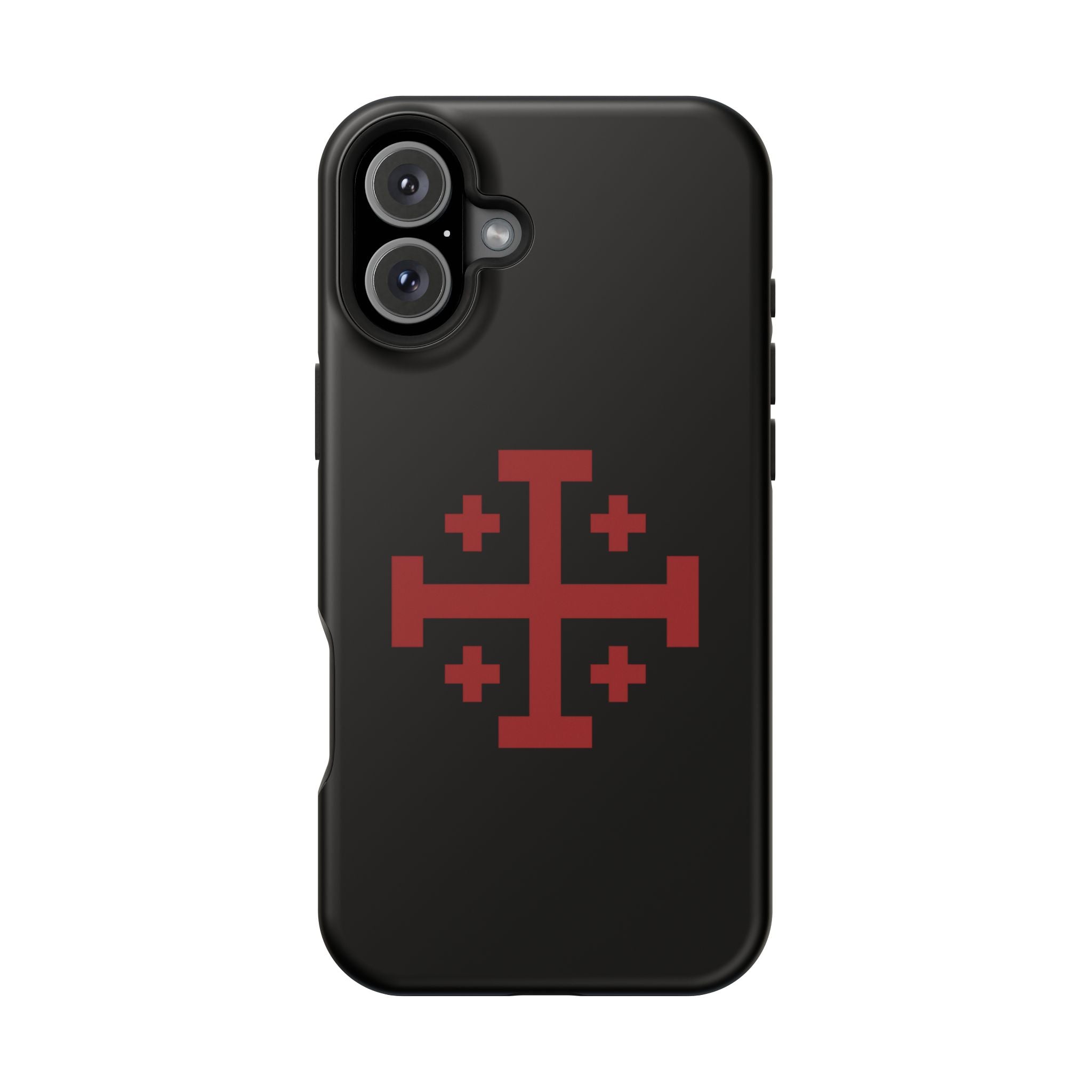 Cross Of Jerusalem Red Design Magnetic Impact-Resistant Cases