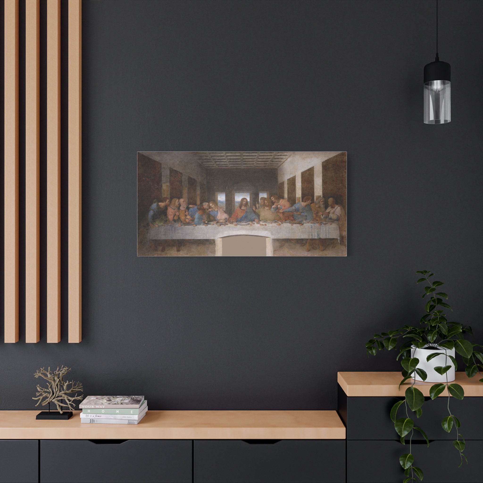 The Last Supper Canvas Religious Wall Art Print, Matte Canvas, Home Decoration, Gift for Art Lovers