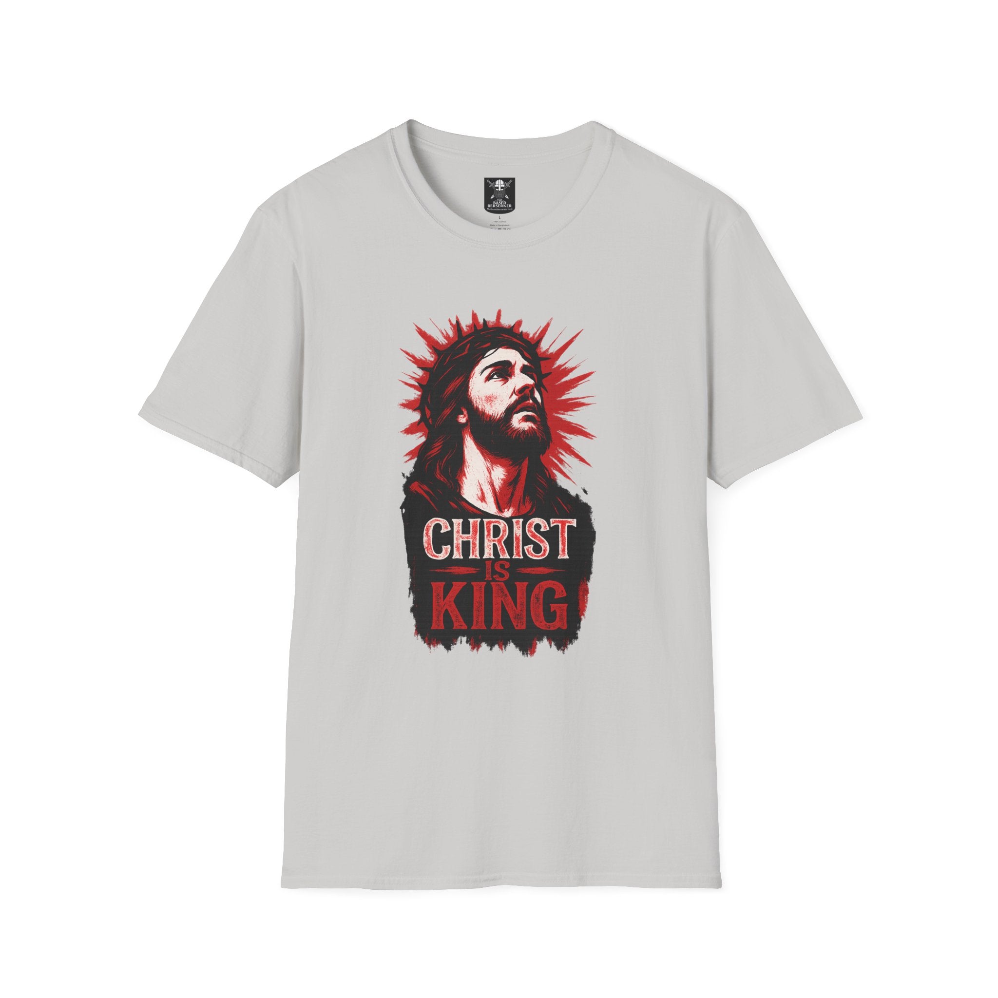 Christ is King Unisex Softstyle T-Shirt, Christian Tee