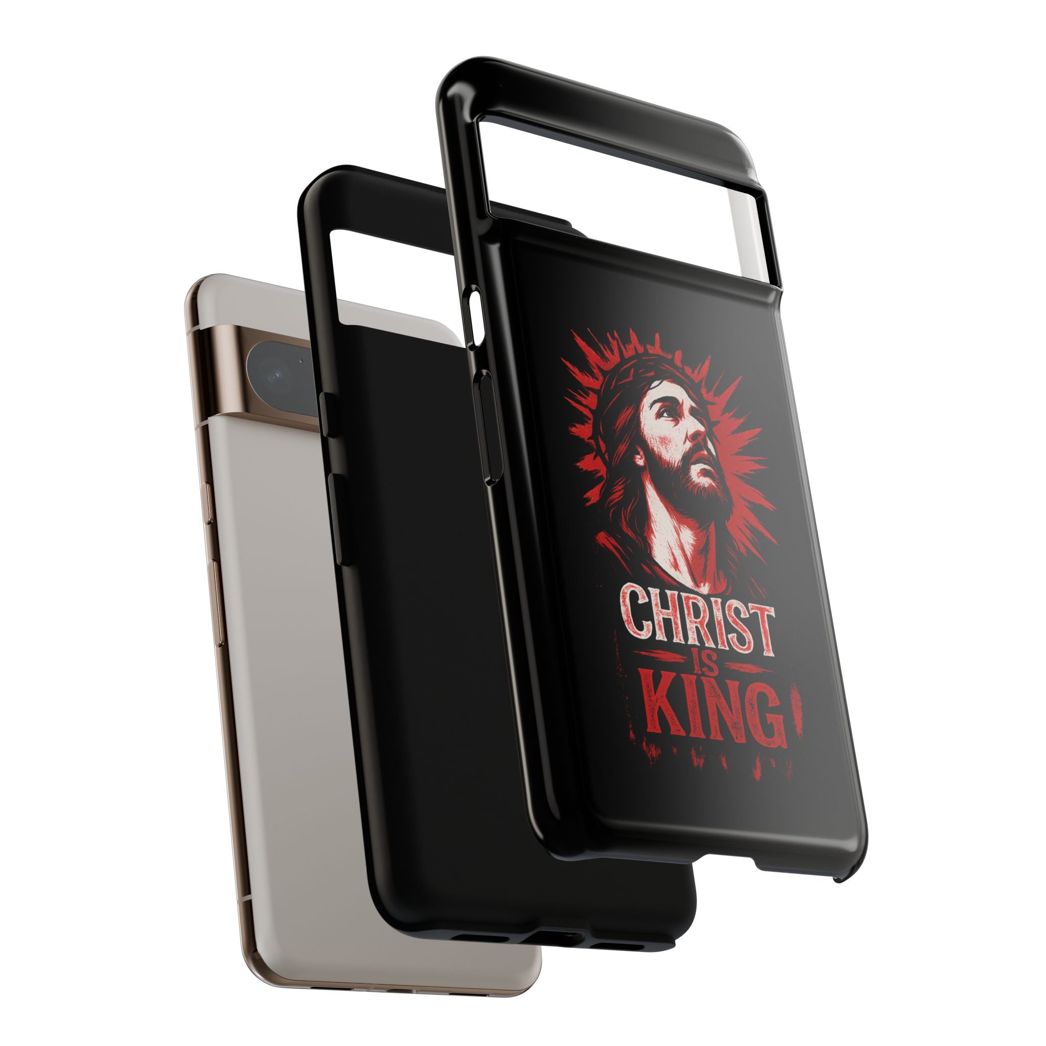 Christ is King Phone Case, Tough Phone Cover for Christian Faith