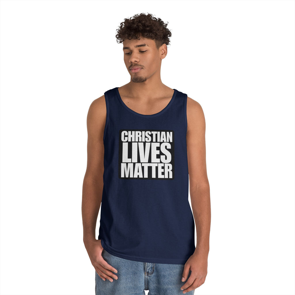 Christian Lives Matter Alt Design Heavy Cotton Tank Top