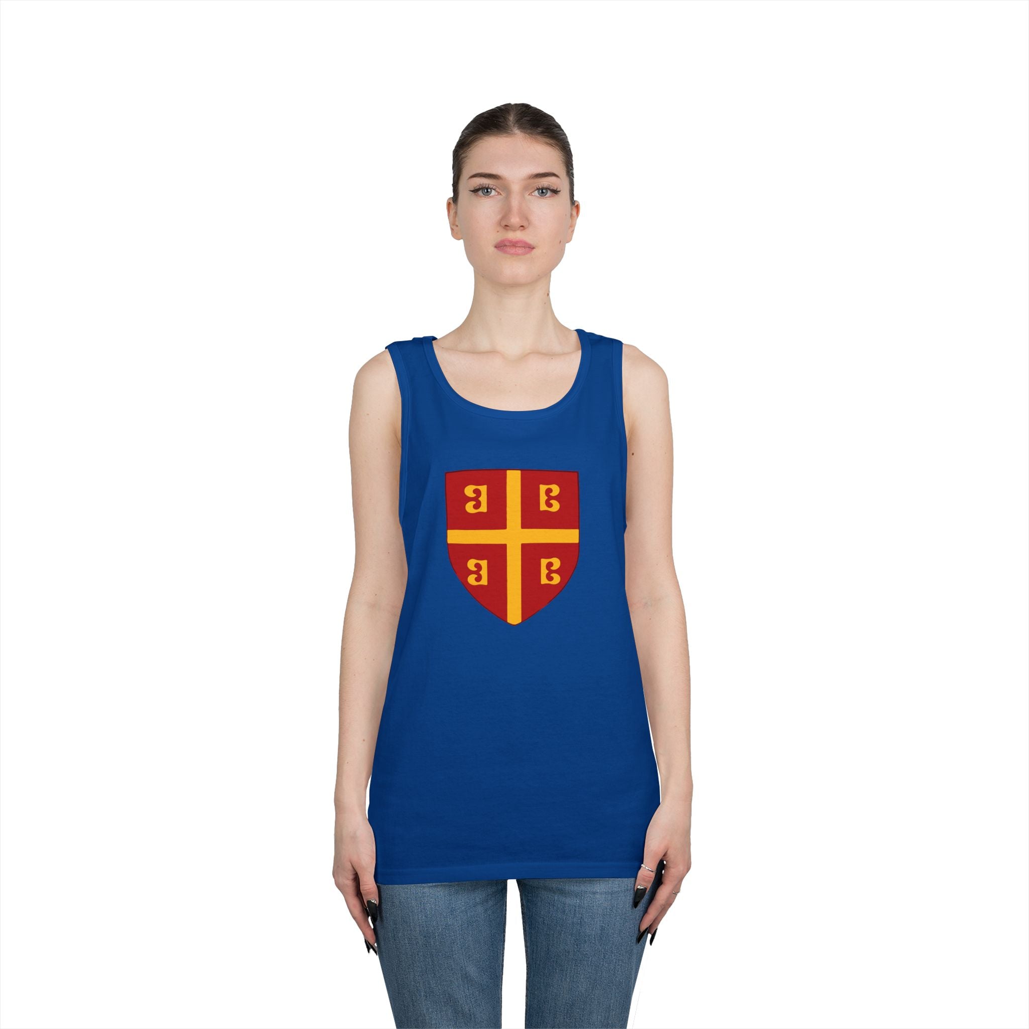 Byzantine Shield Crest Unisex Heavy Cotton Tank Top