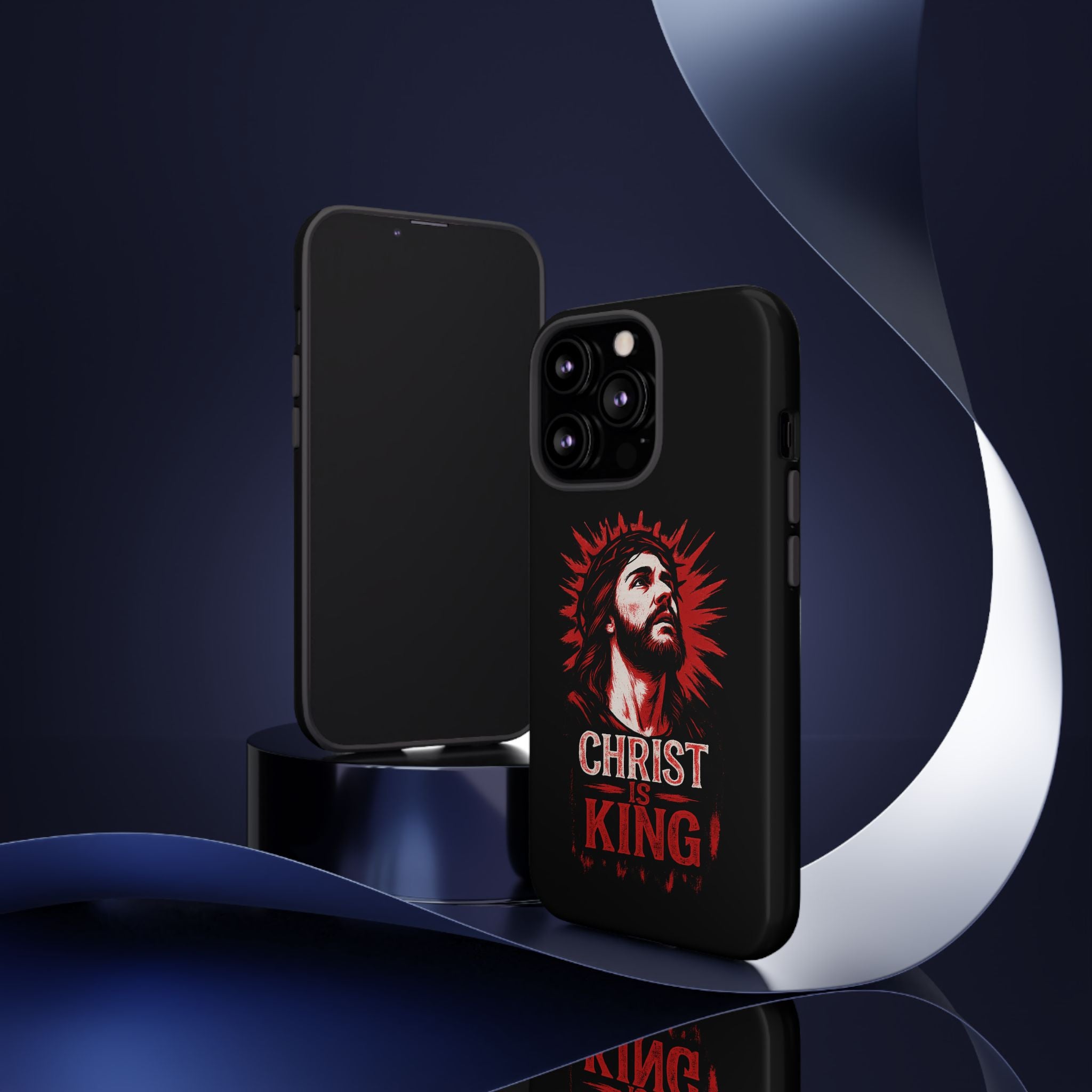 Christ is King Phone Case, Tough Phone Cover for Christian Faith