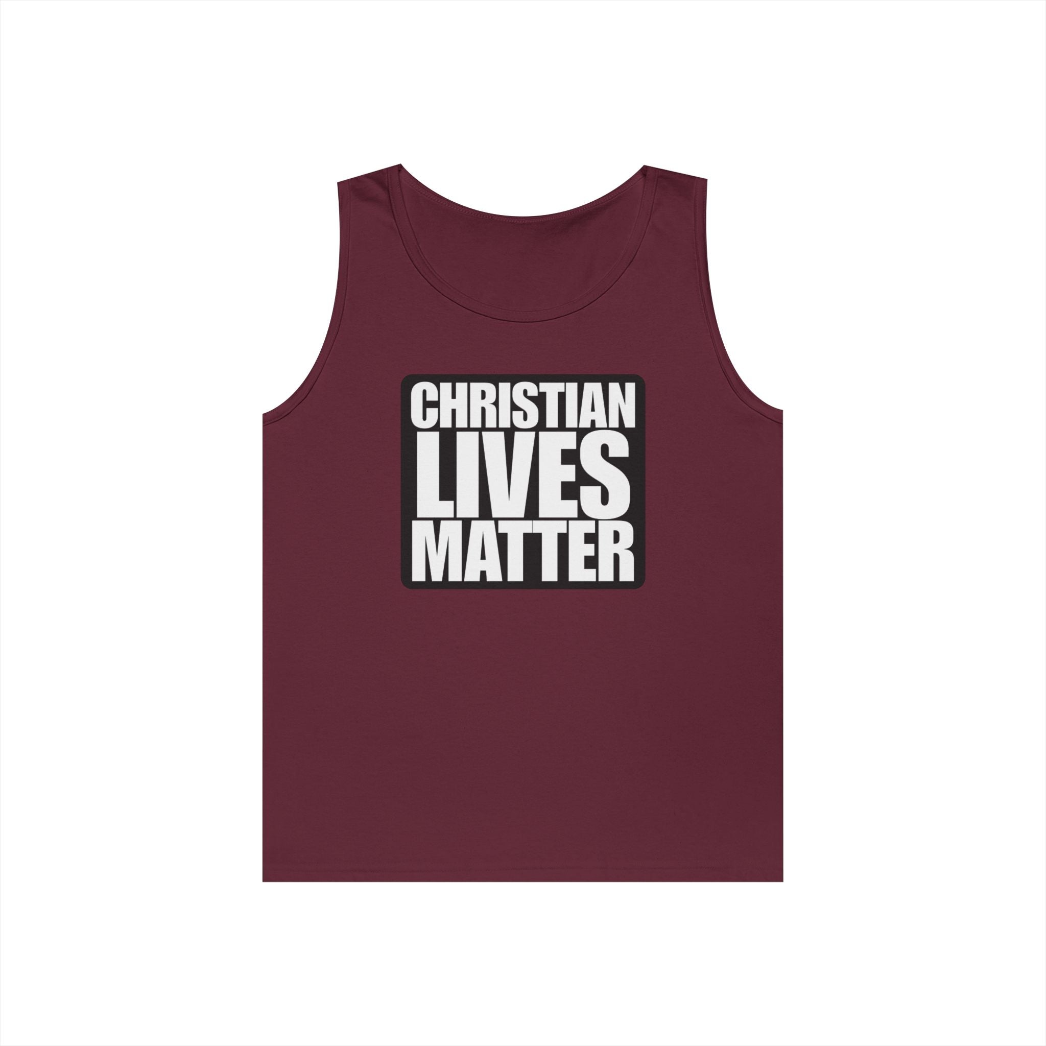 Christian Lives Matter Alt Design Heavy Cotton Tank Top