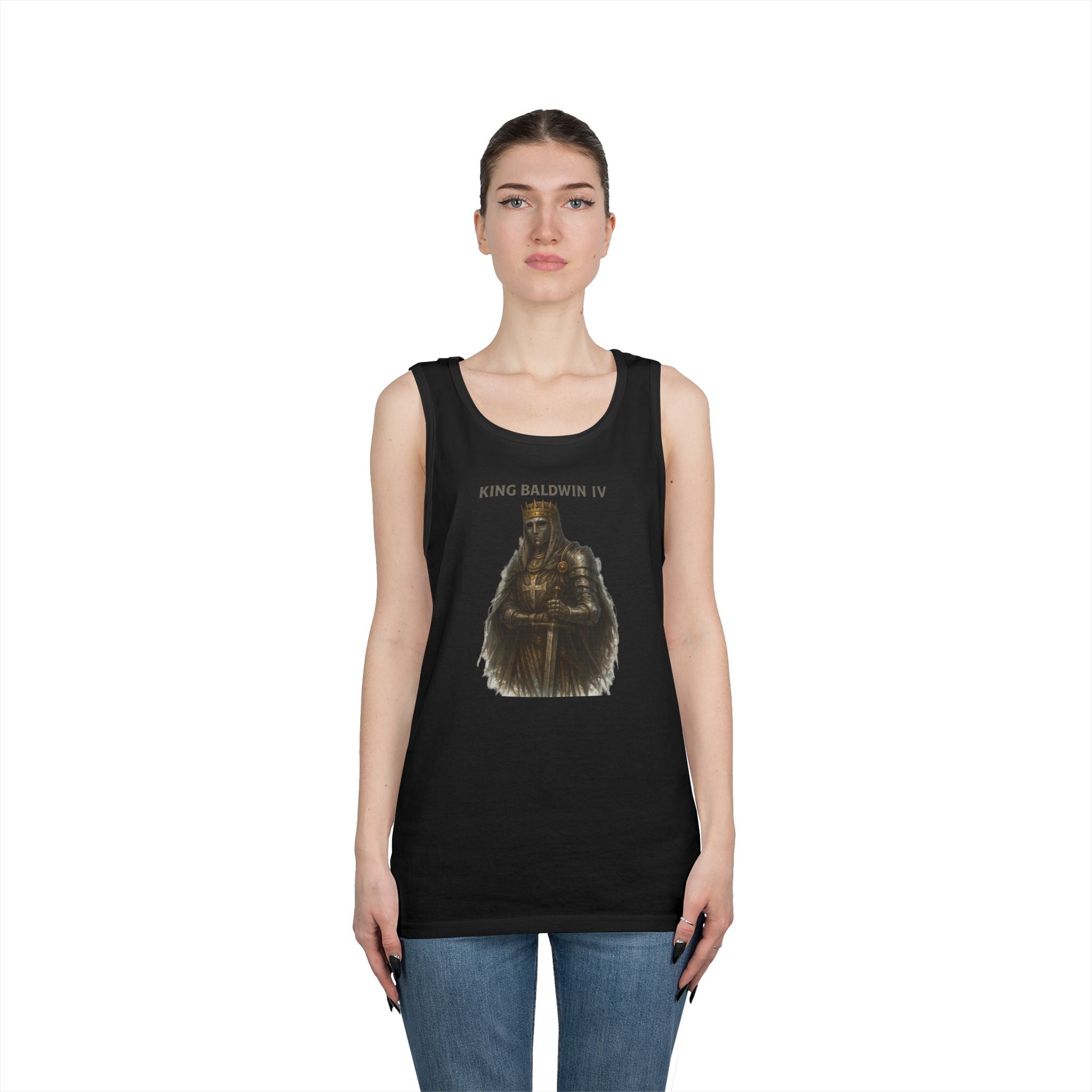 King Baldwin IV Unisex Heavy Cotton Tank Top