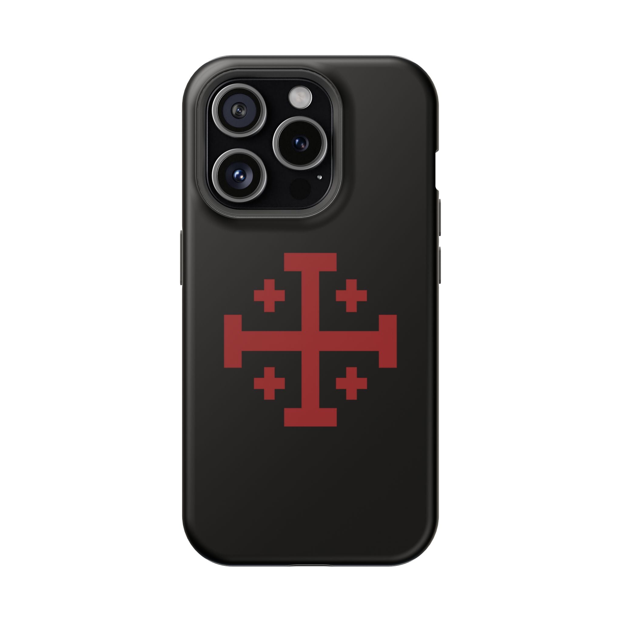 Cross Of Jerusalem Red Design Magnetic Impact-Resistant Cases