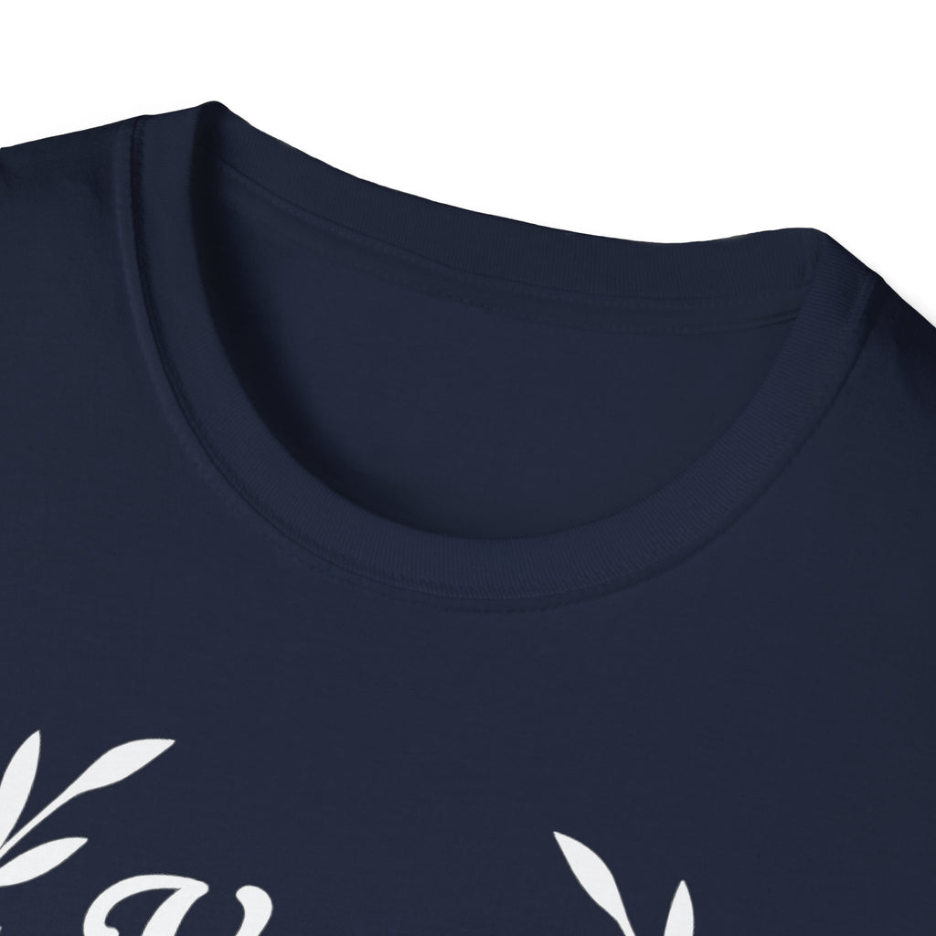 Veni Vidi Vici White Text Unisex  Softstyle T-Shirt