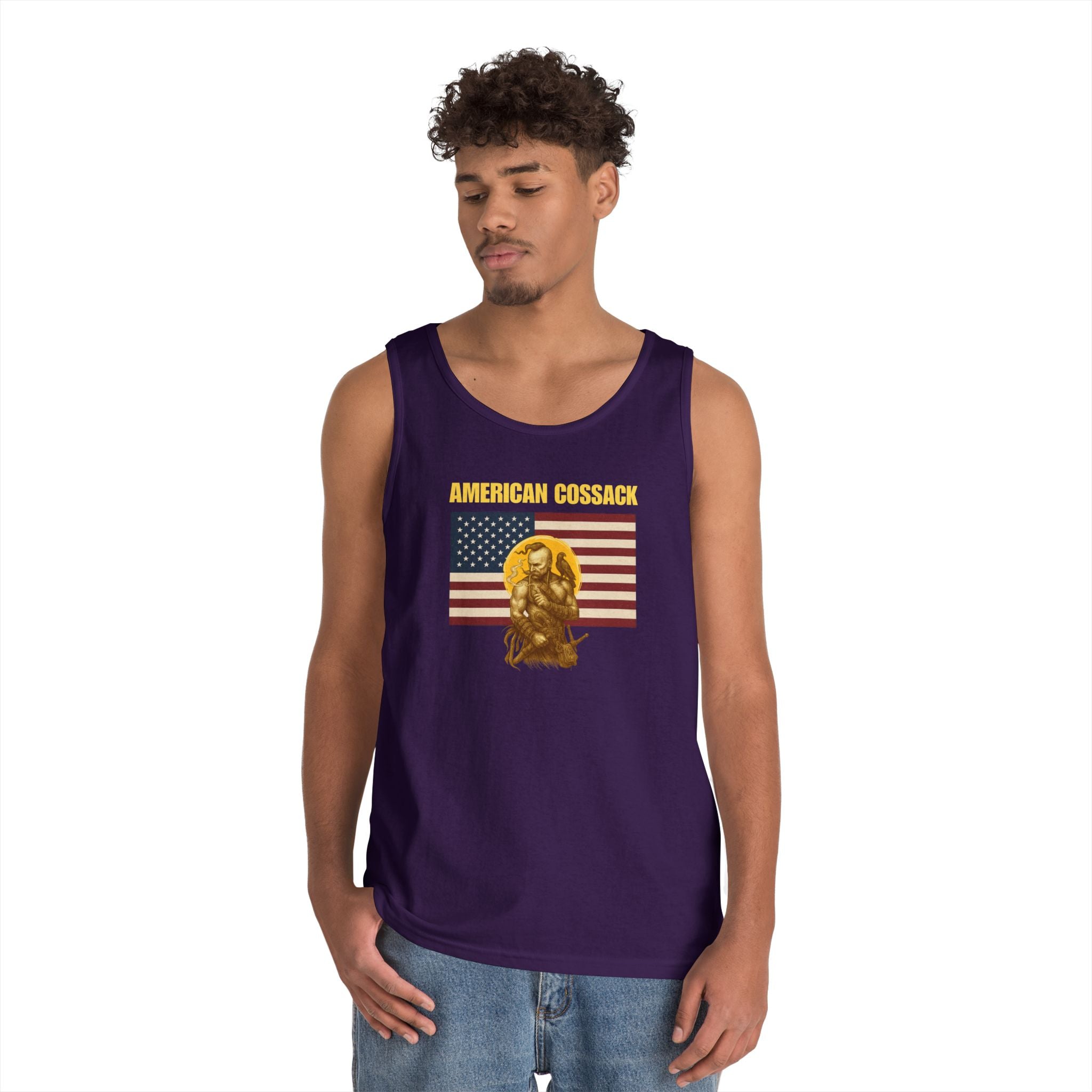 American Cossack Heavy Cotton Tank Top