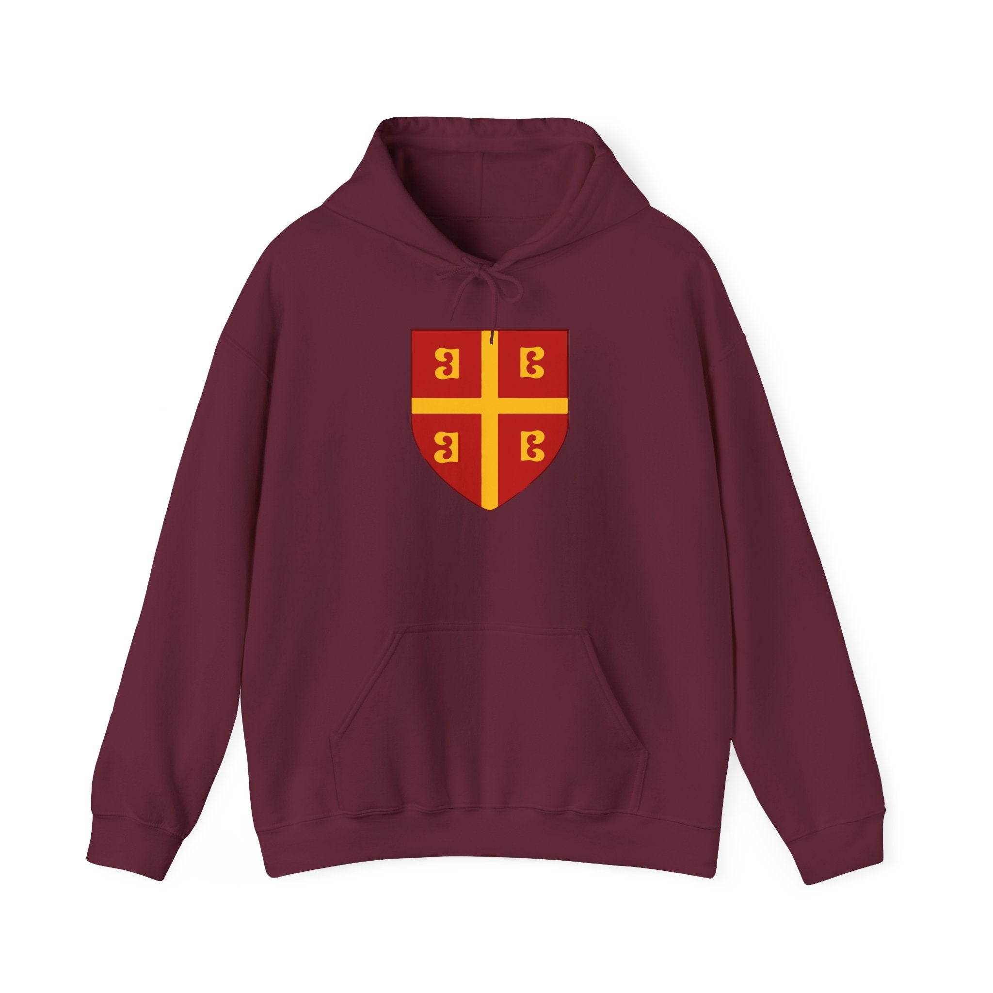 Byzantine Crest Shield Pull Over Hoodie Sweatshirt