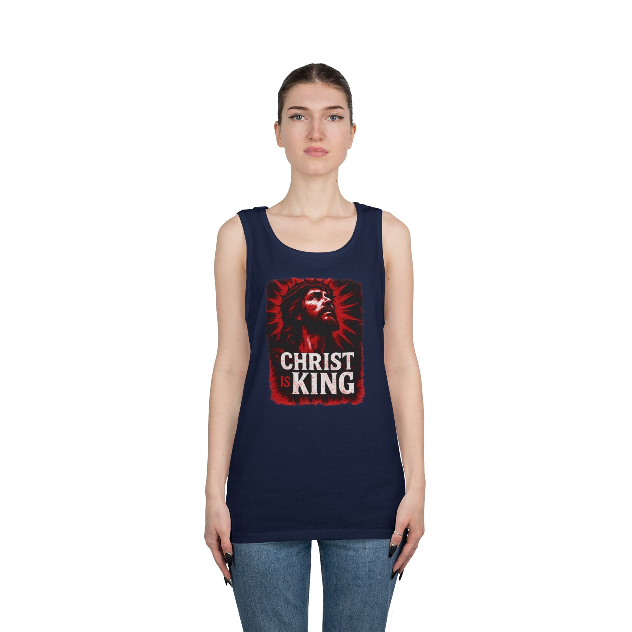 Christ is King Tank Top Alt Design