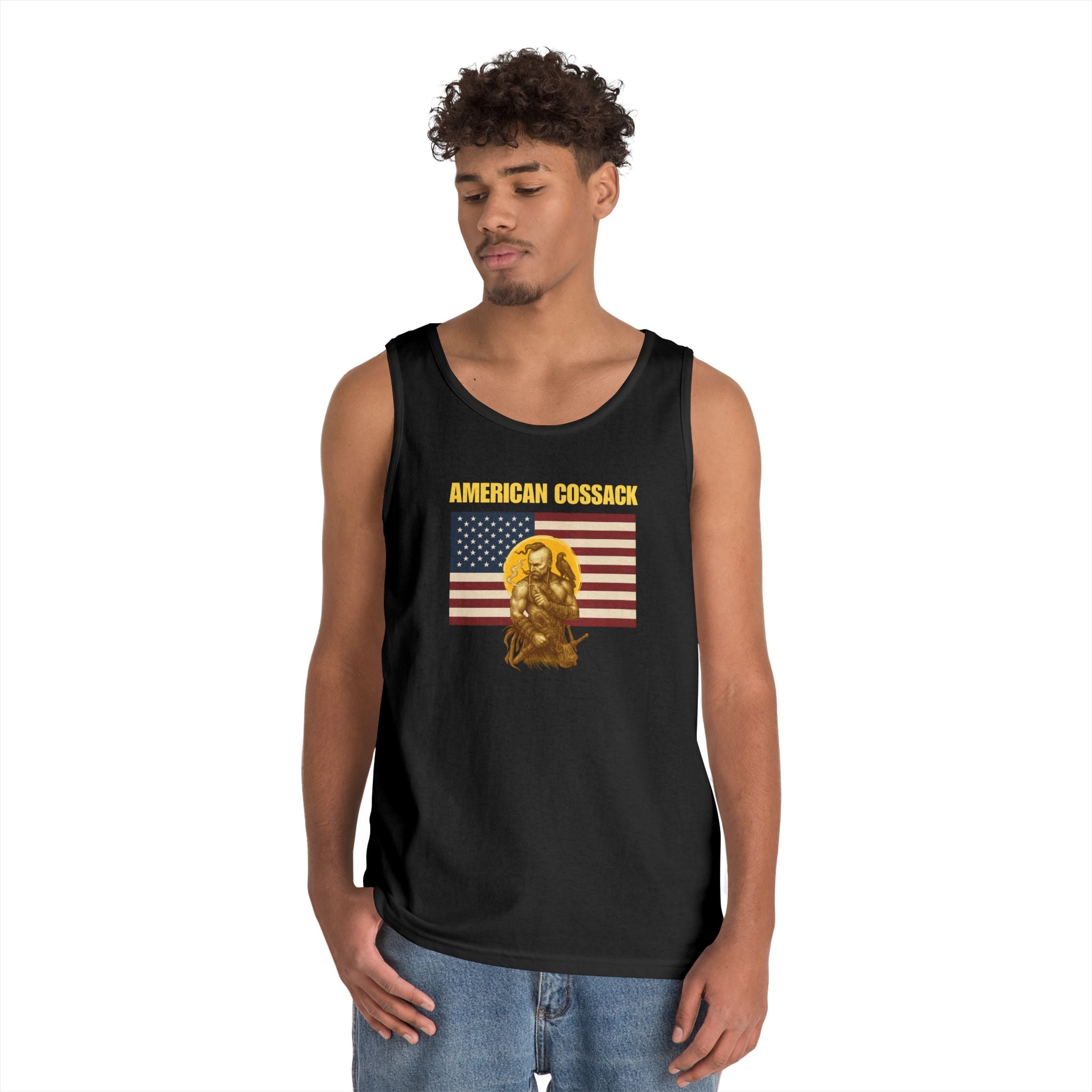 American Cossack Heavy Cotton Tank Top
