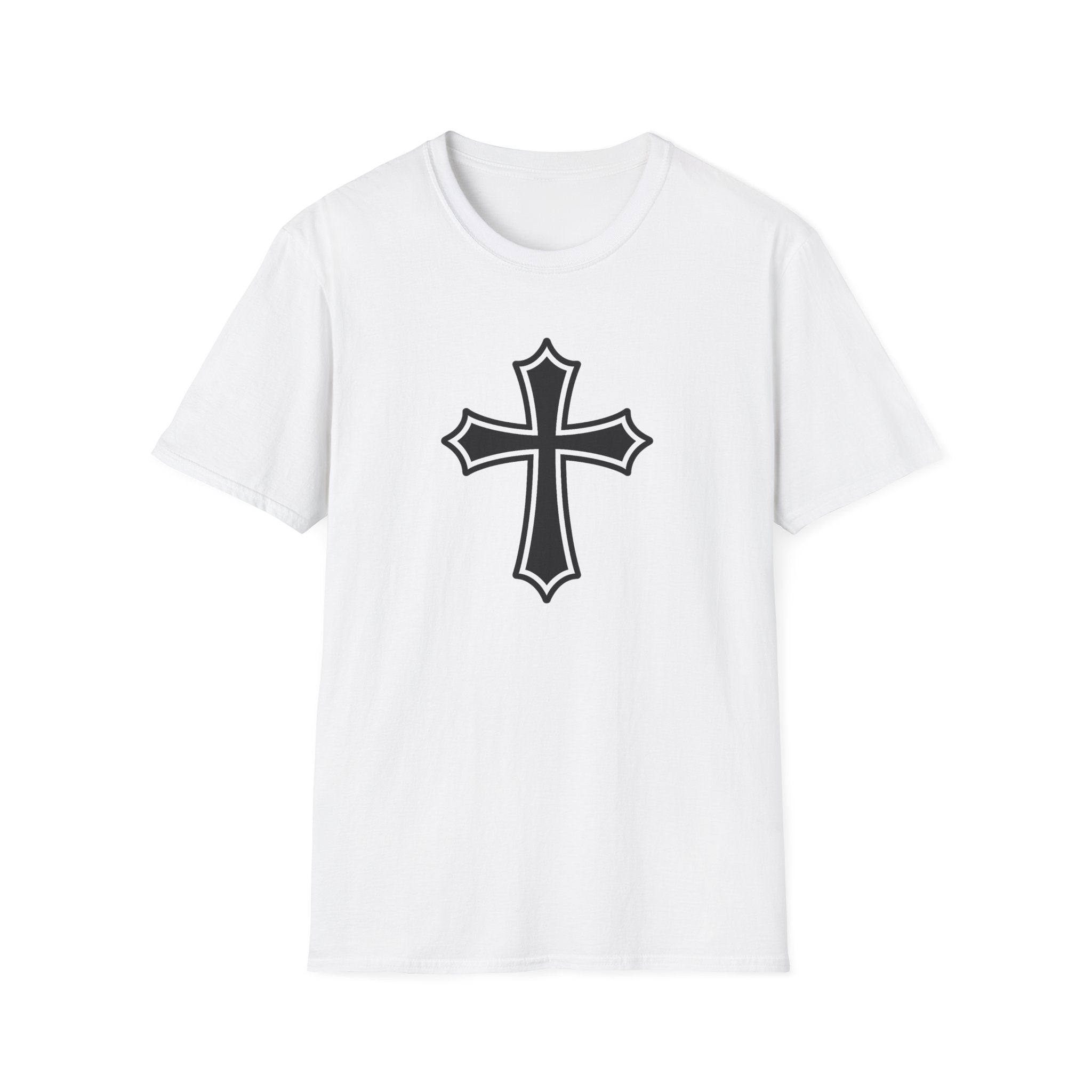 Medieval Style Cross Softstyle T-Shirt