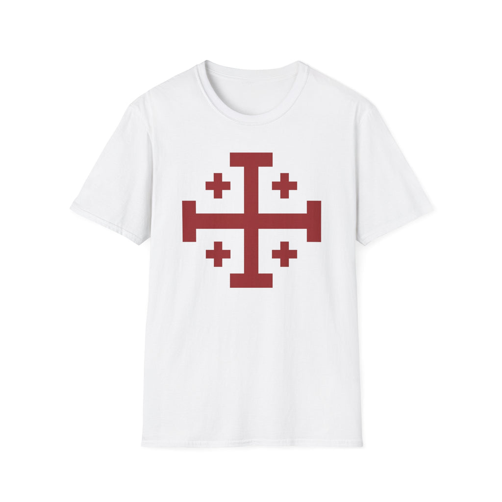 Cross of Jerusalem Red Design Softstyle T-Shirt