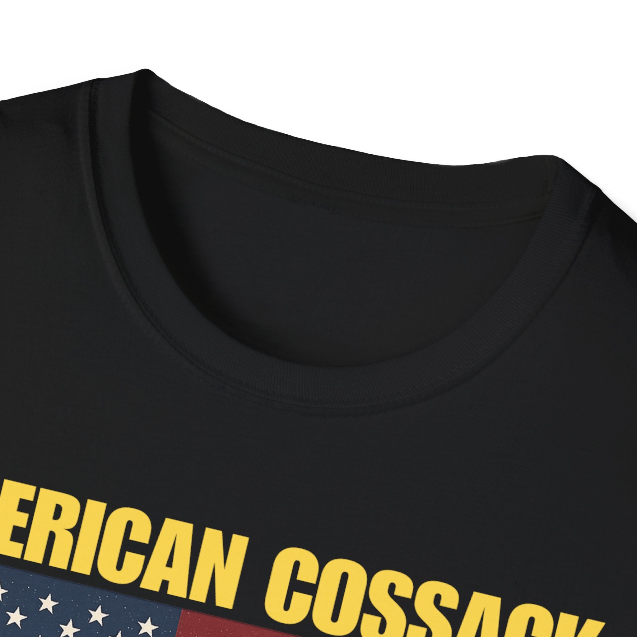 Patriotic American Cossack Alt Design Softstyle T-Shirt