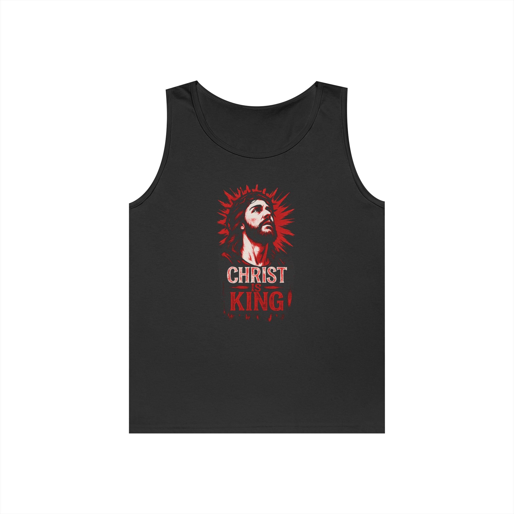 Christ is King Unisex Heavy Cotton Tank Top