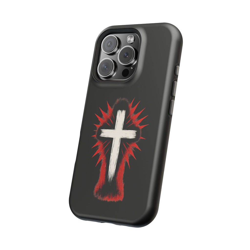Crucifix Magnetic Impact Resistant Phone Case