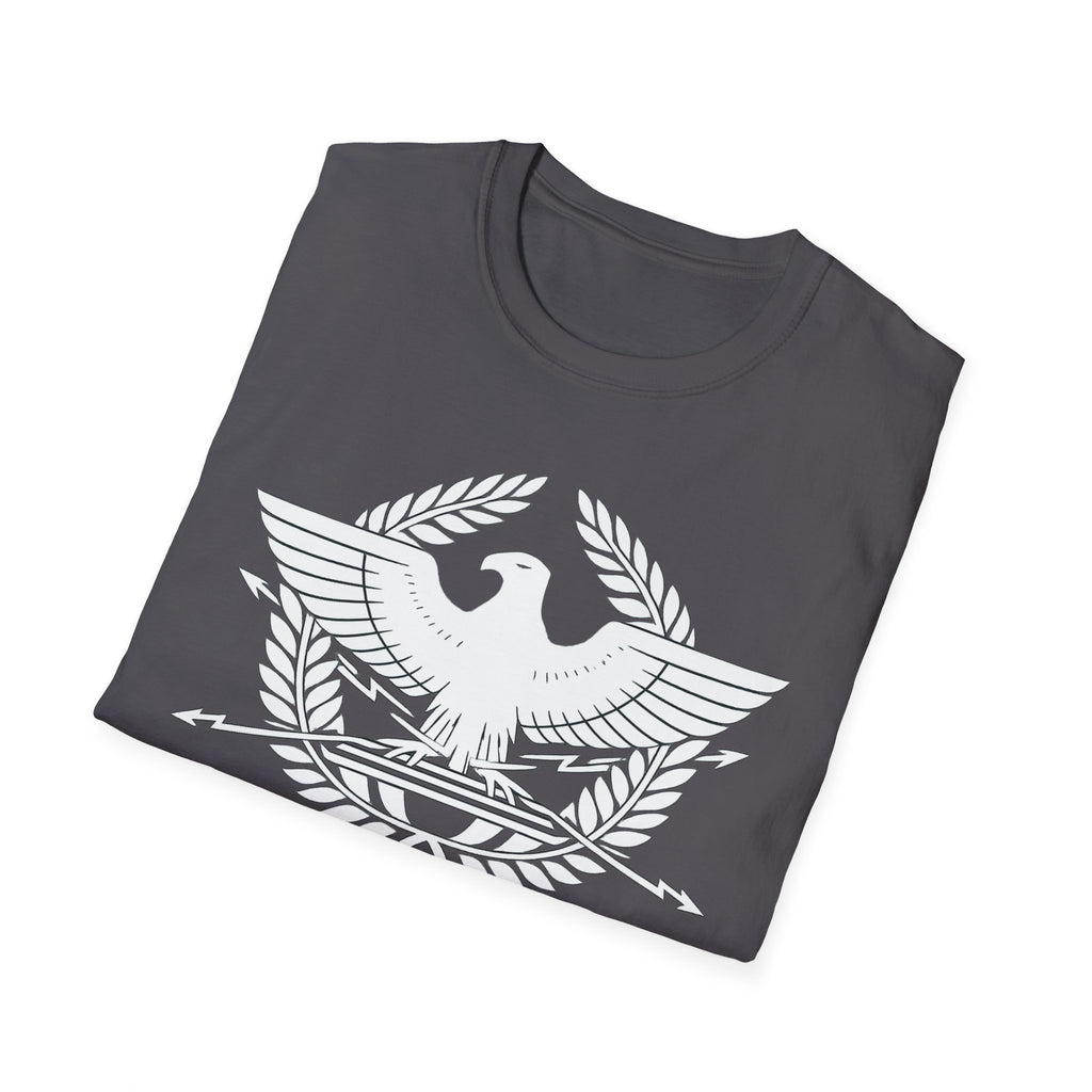 SPQR Roman Eagle White Design Softstyle T-Shirt