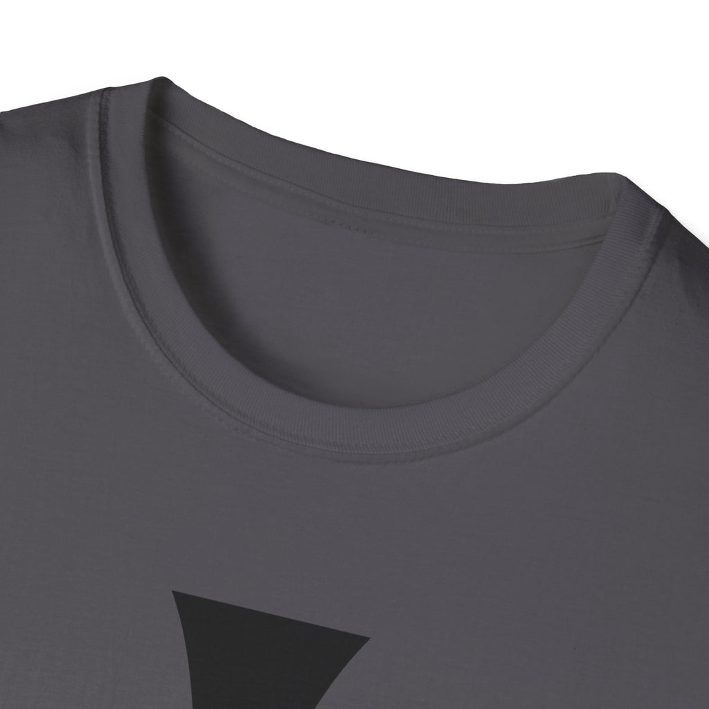 Teutonic Cross Black Design Softstyle Cotton T-Shirt