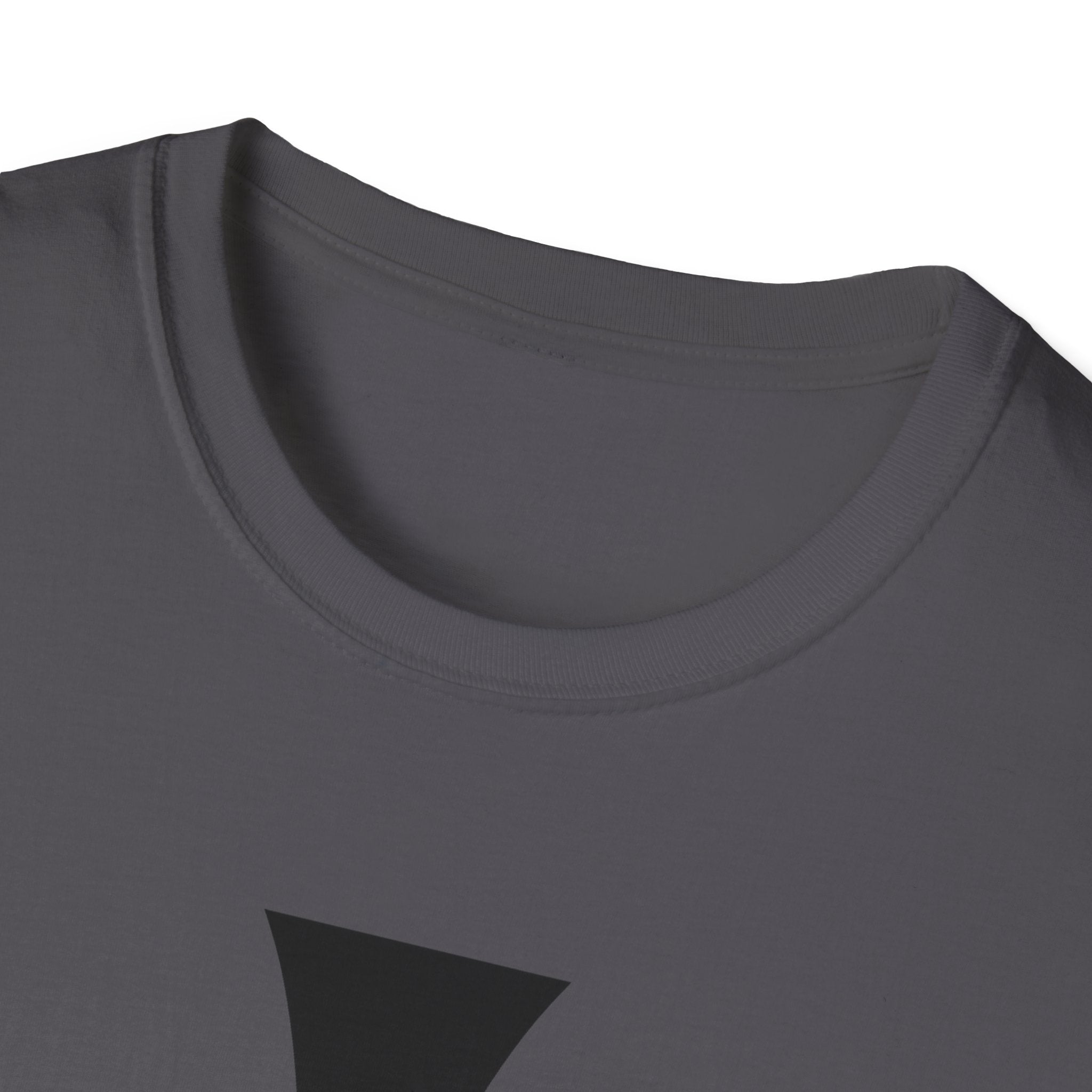 Teutonic Cross Black Design Softstyle Cotton T-Shirt