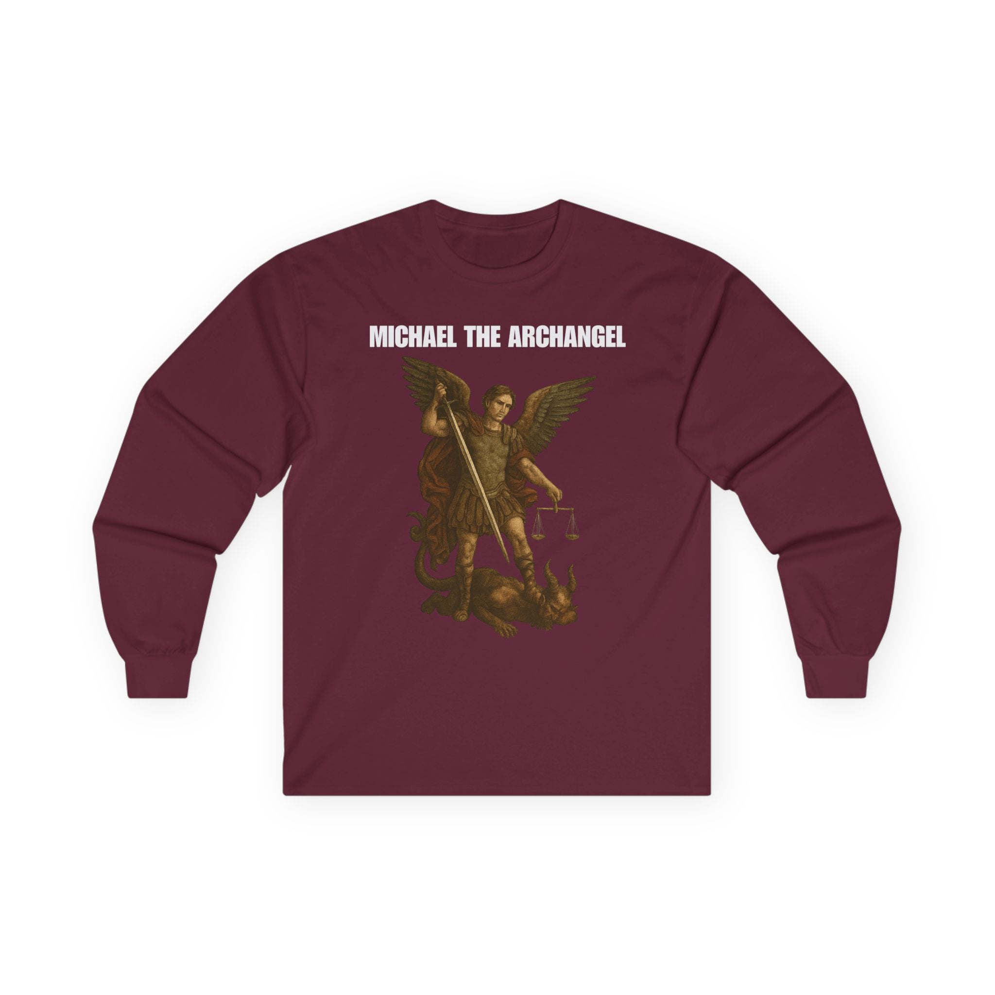 Michael the Archangel Graphic Long Sleeve Tee