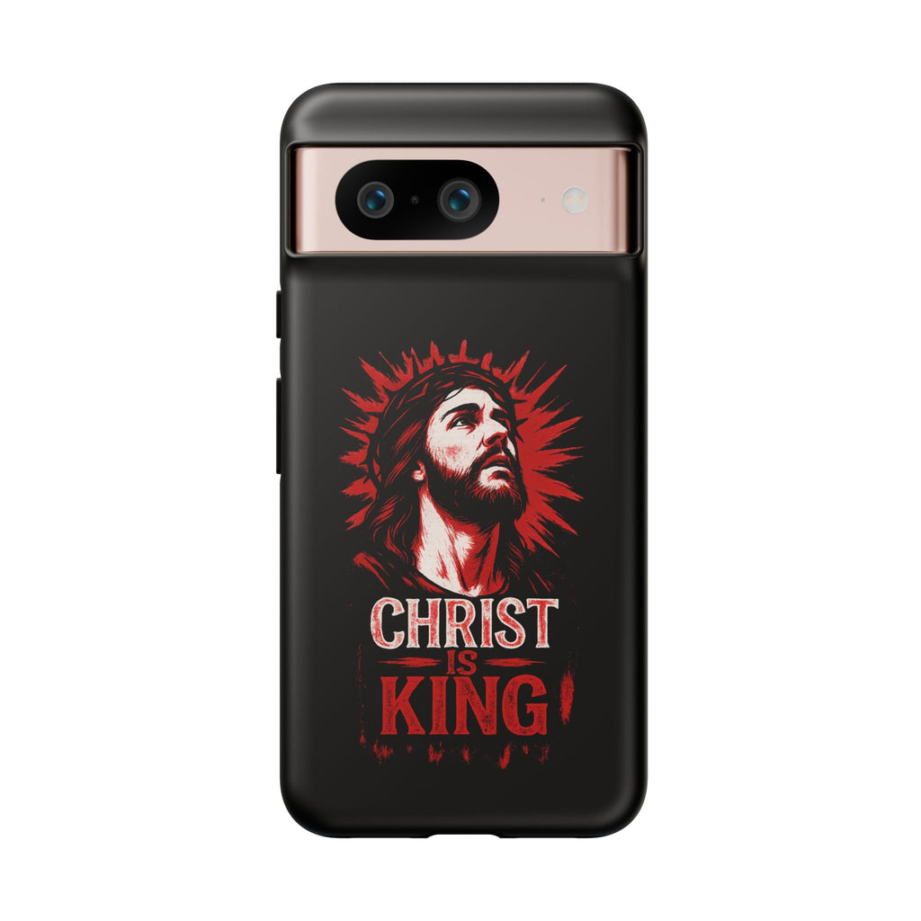 Christ is King Phone Case, Tough Phone Cover for Christian Faith