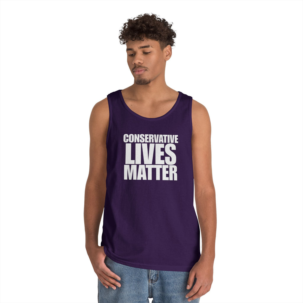 Conservative Lives Matter Heavy Cotton Tank Top