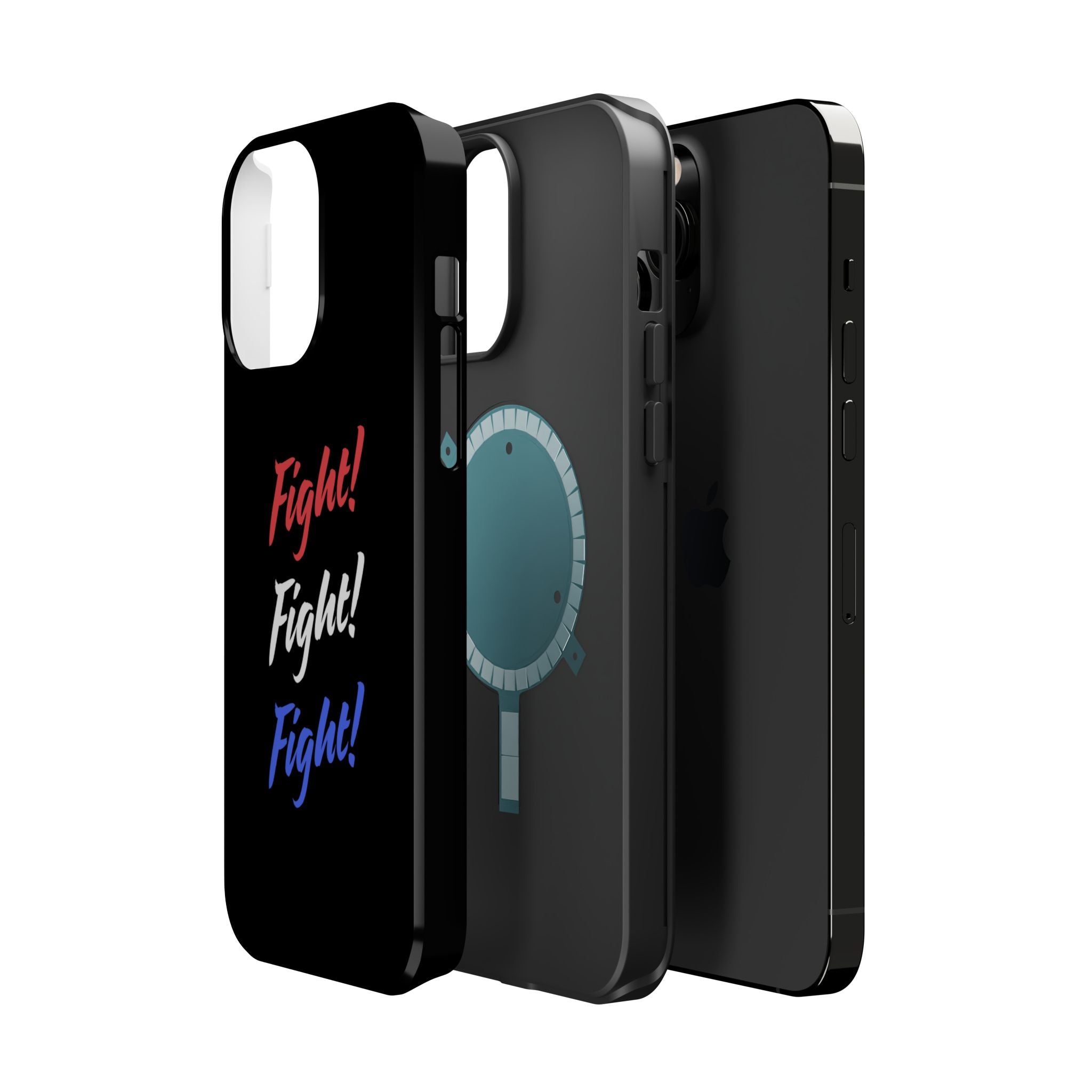 Magnetic Phone Cases, Motivational Phone Cover, Fight! Fight! Fight! Case, Personalized Phone Accessory, Unique Gift for Fighters