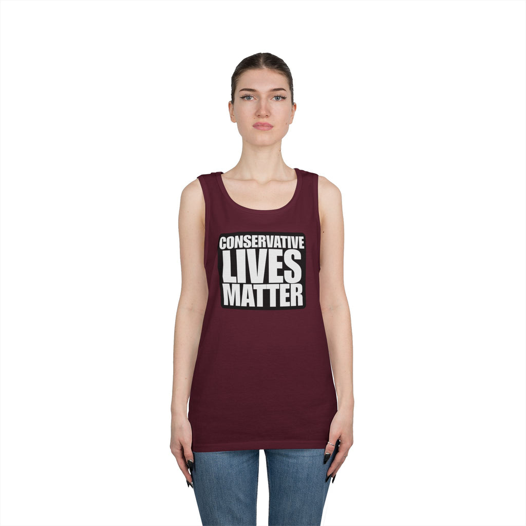 Conservative Lives Matter Alt Design Heavy Cotton Tank Top