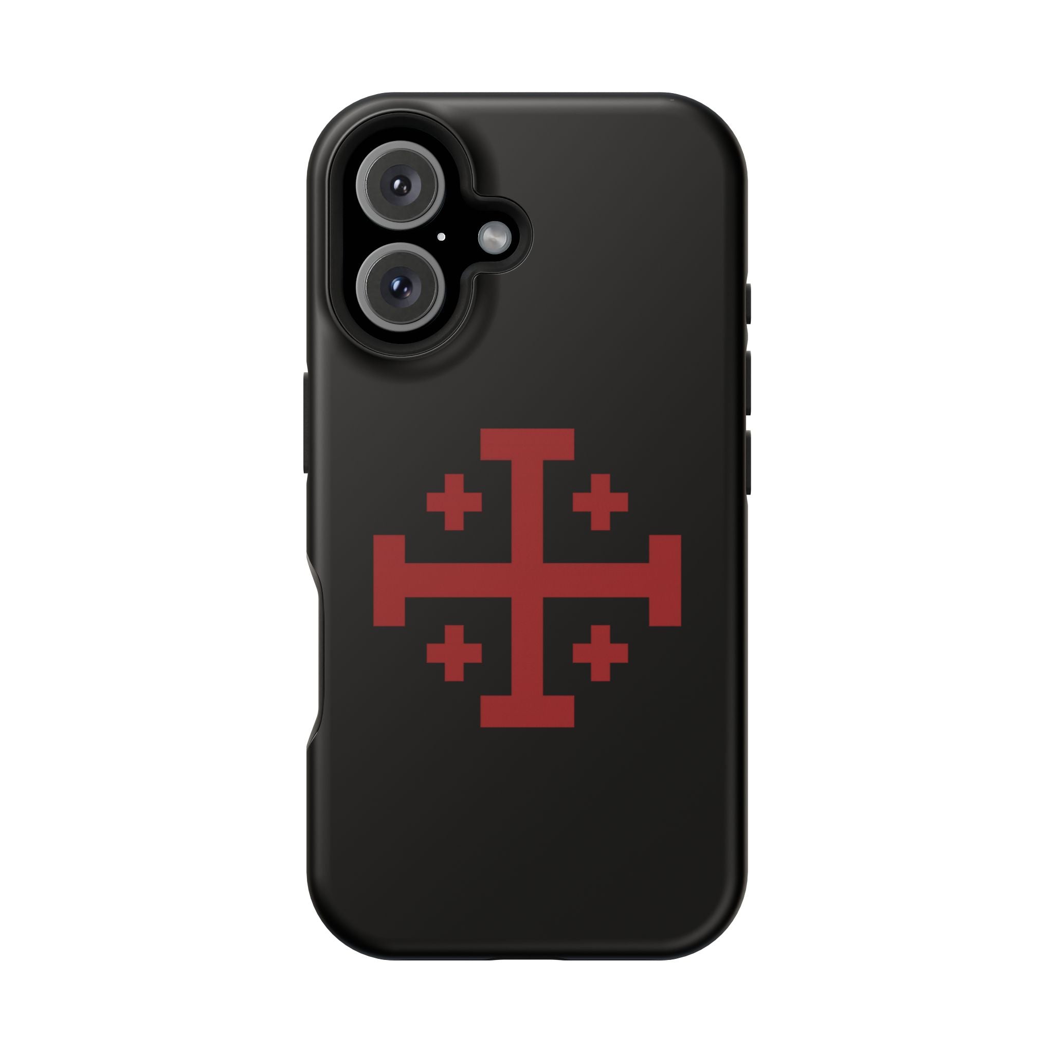 Cross Of Jerusalem Red Design Magnetic Impact-Resistant Cases